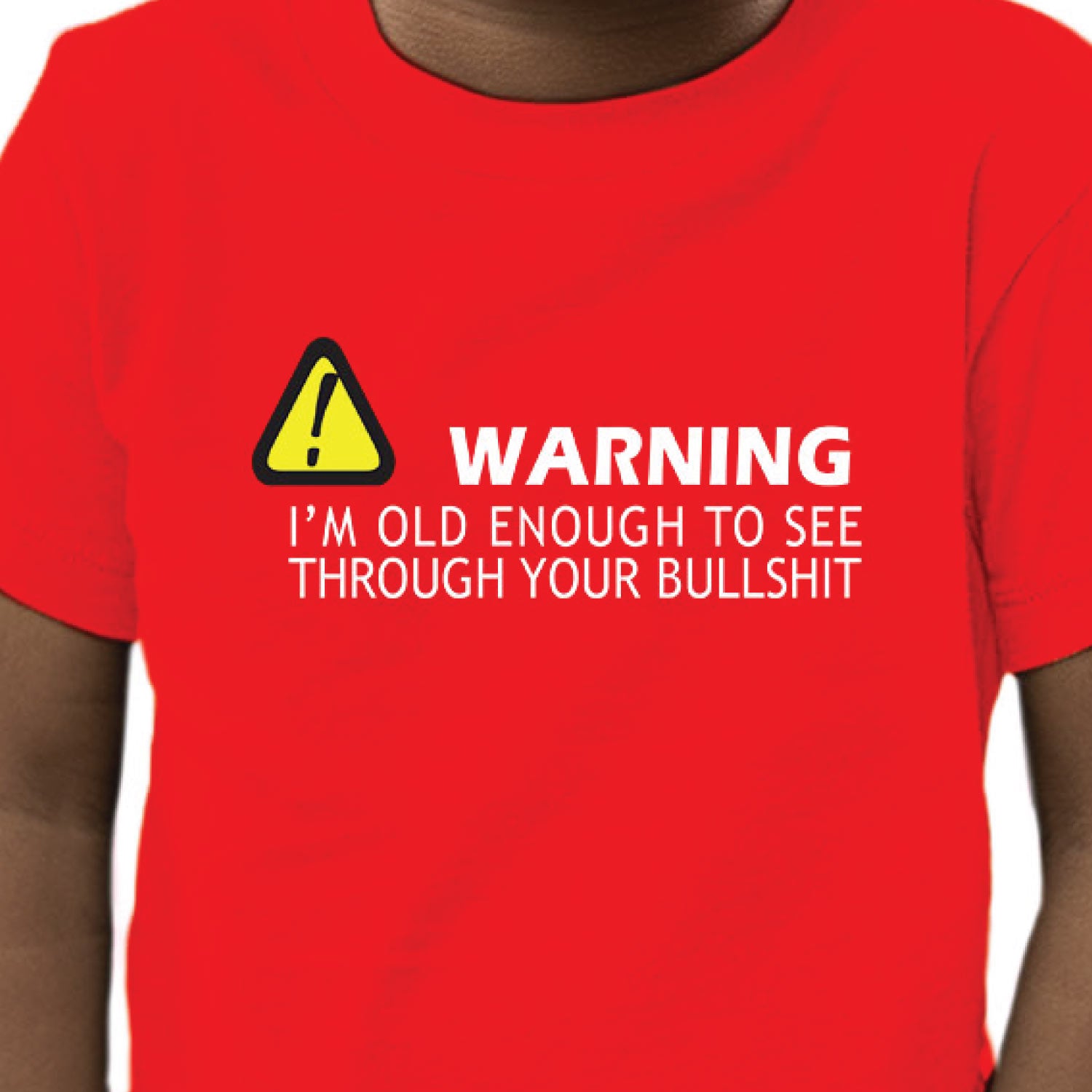 Warning Kids Tee – Tantra Original Since 1997 – Cotton Tee Everyday Wear – Shipping Globally!
