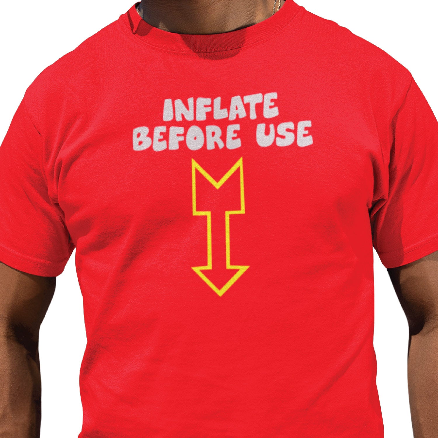 Inflate – Tantra Original Since 1997 – Unisex Cotton Tee Everyday Wear – Shipping Globally!