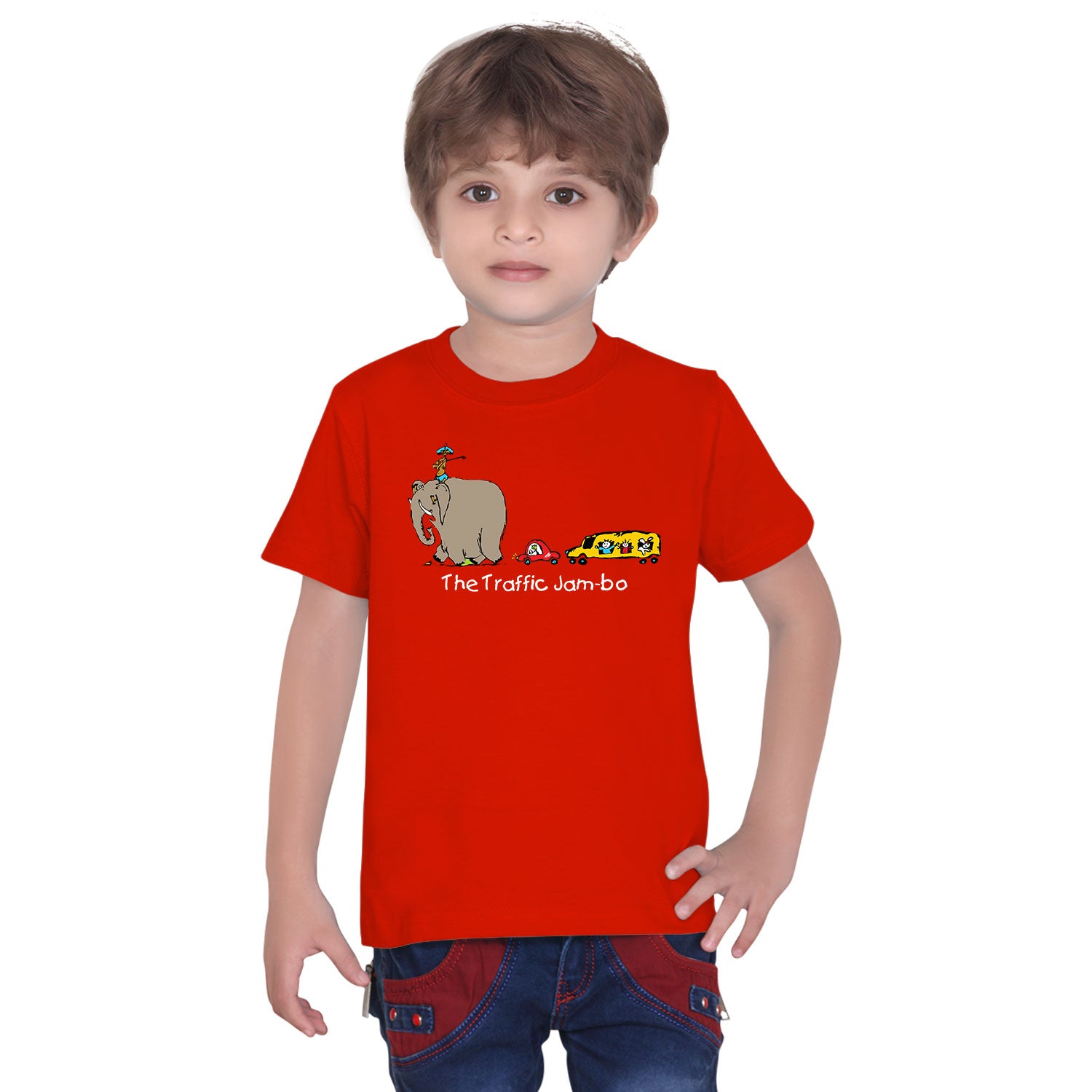 Jamboo - Tantra Original Brand Since 1997 - Unisex Graphic Cotton Elephant Print Tee - Shipping Globally!