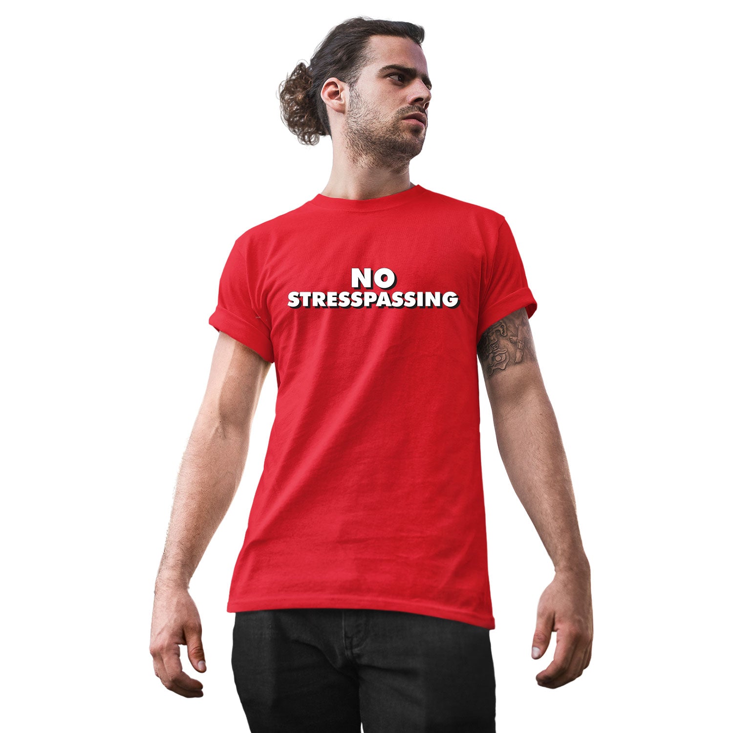 No Stresspassing – Tantra Original Since 1997 – Unisex Cotton Tee Everyday Wear – Shipping Globally!