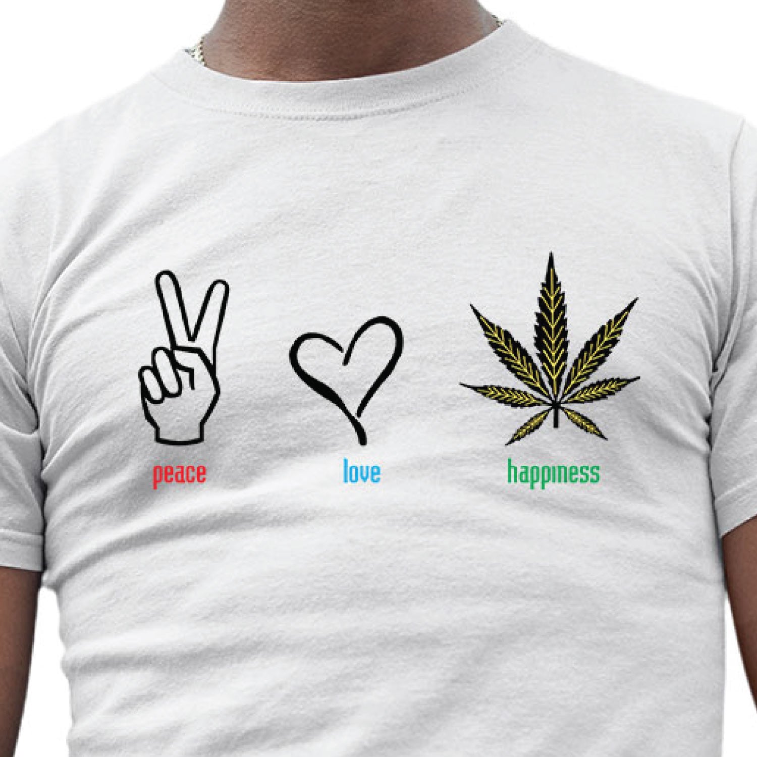 Peace and Love – Tantra Original Since 1997 – Unisex Cotton Tee Everyday Wear – Shipping Globally!