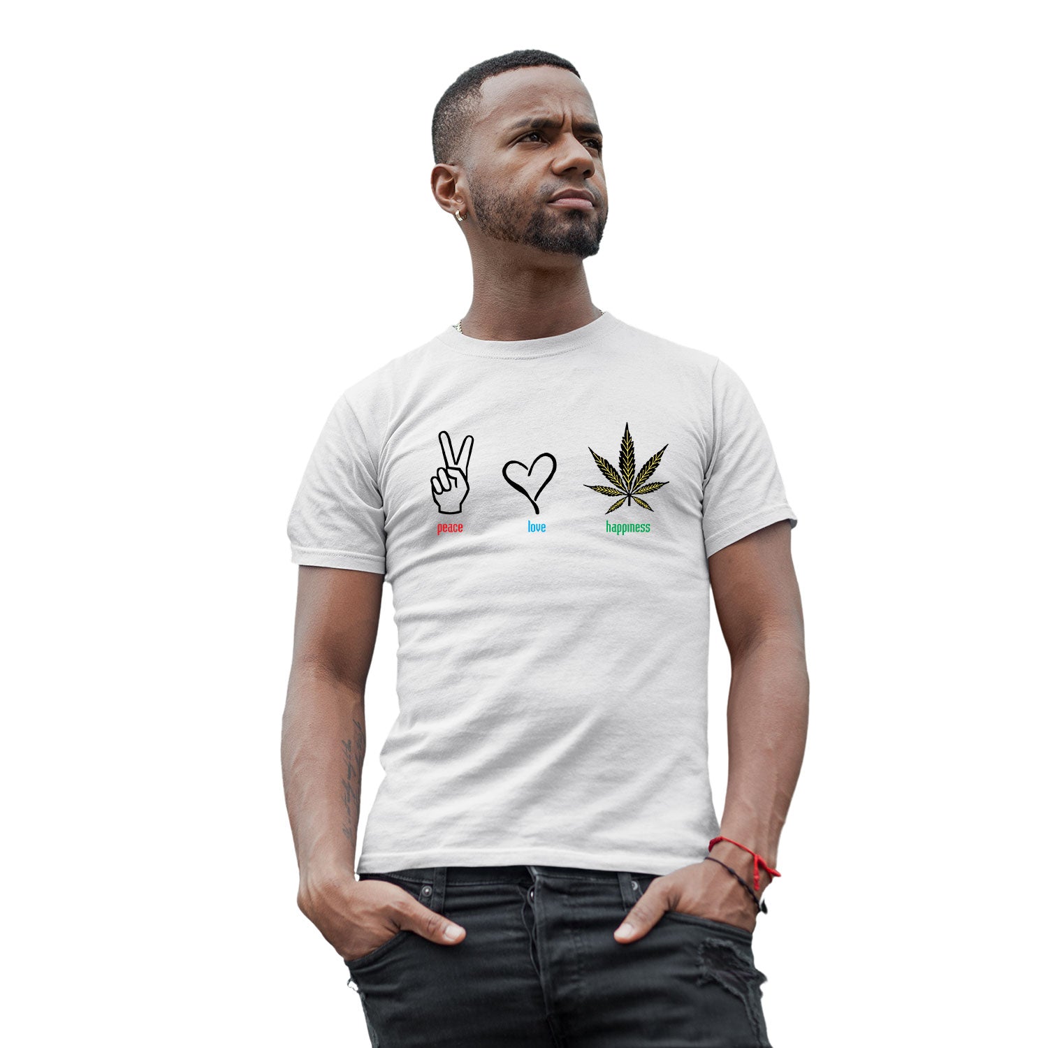 Peace and Love – Tantra Original Since 1997 – Unisex Cotton Tee Everyday Wear – Shipping Globally!