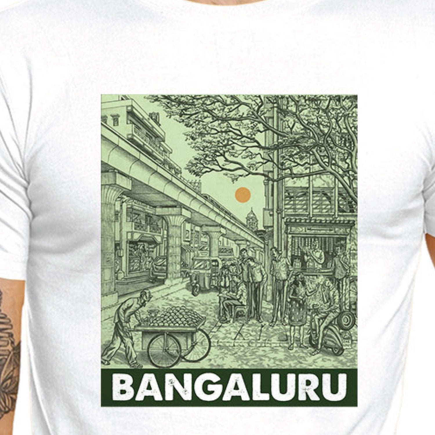 Tantra Bengaluru City Graphic Cotton Unisex T Shirt Everyday Casual Wear Original Since 1997