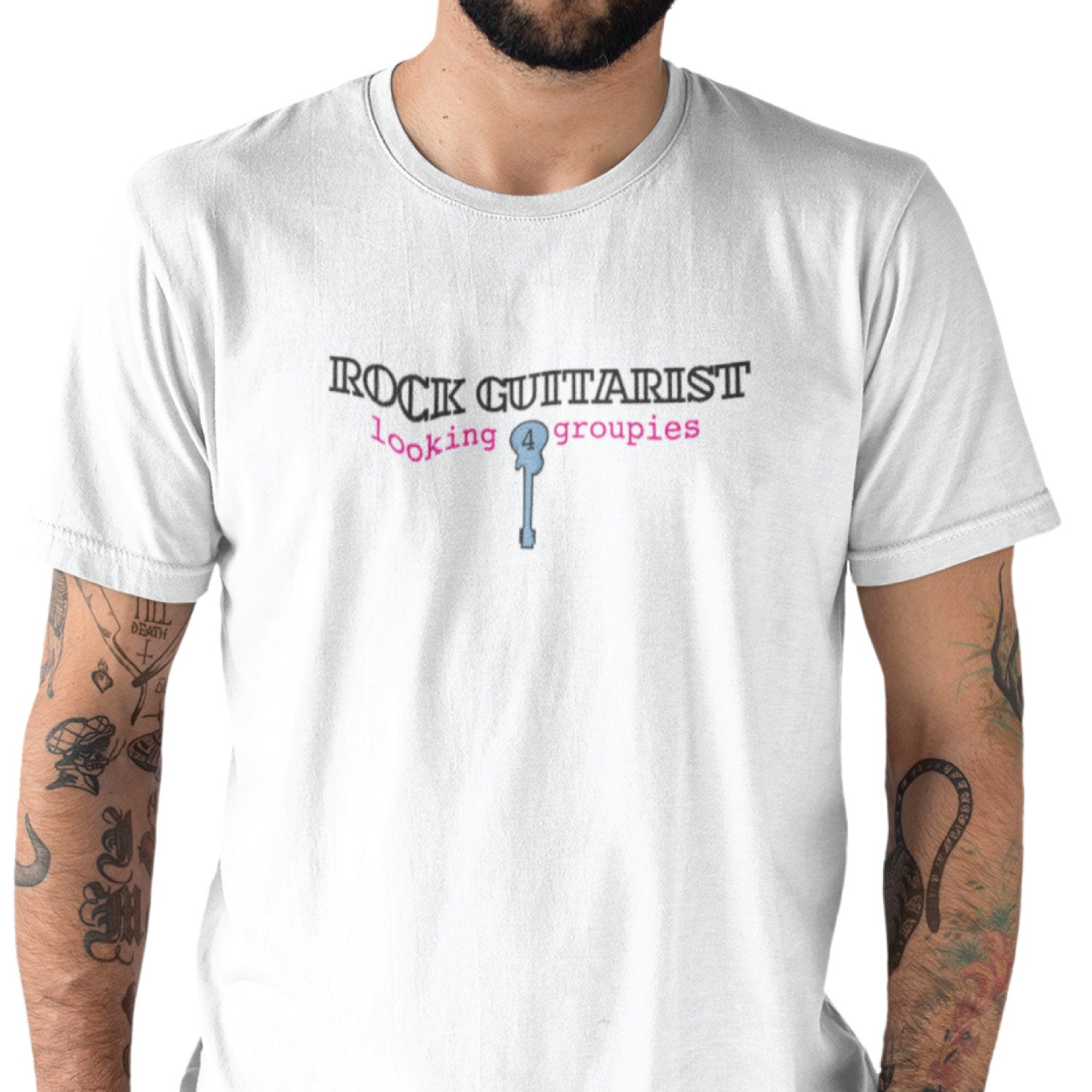 Rock Guitarist – Tantra Original Since 1997 – Unisex Cotton Tee Everyday Wear – Shipping Globally!
