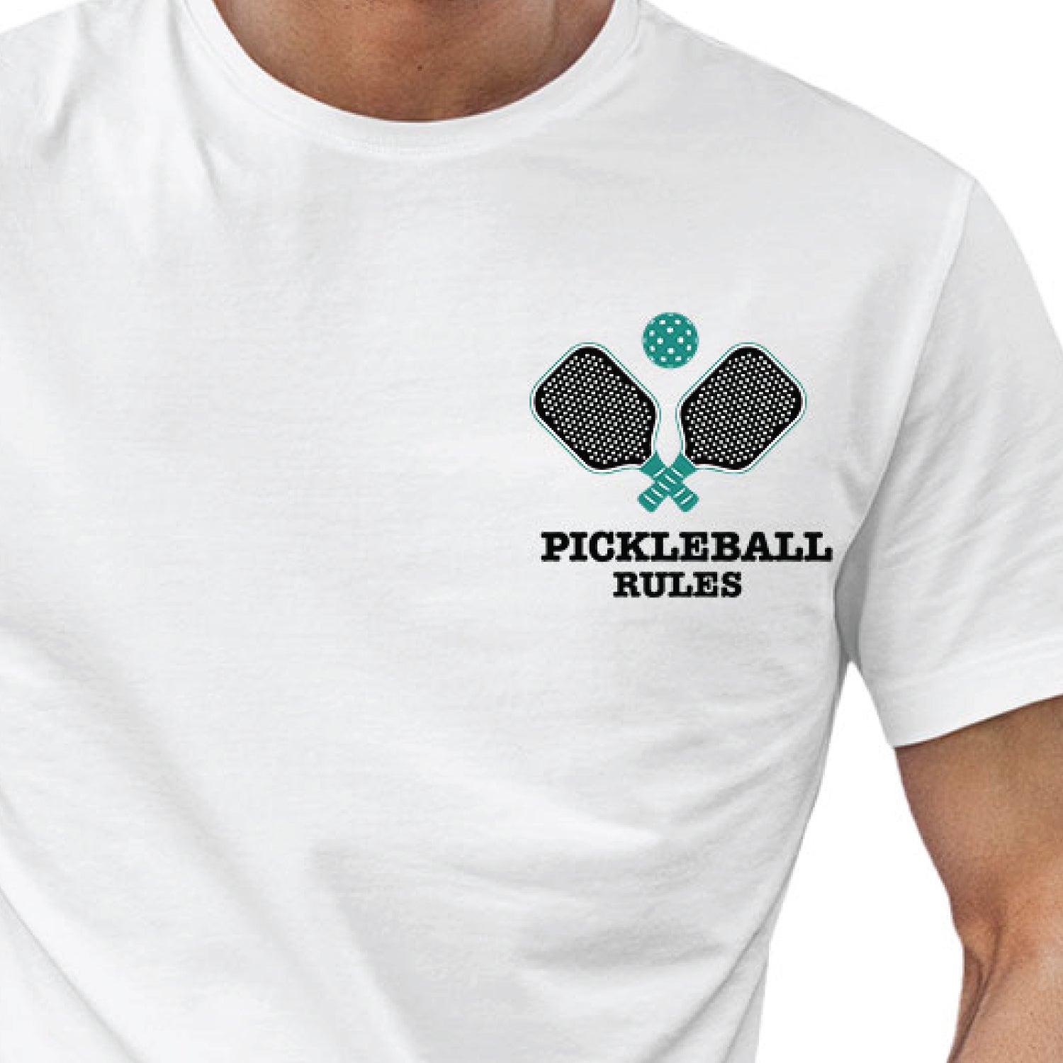Tantra Pickleball Subtle Graphic Print Cotton Unisex T-shirt Original Since 1997 Shipping Globally