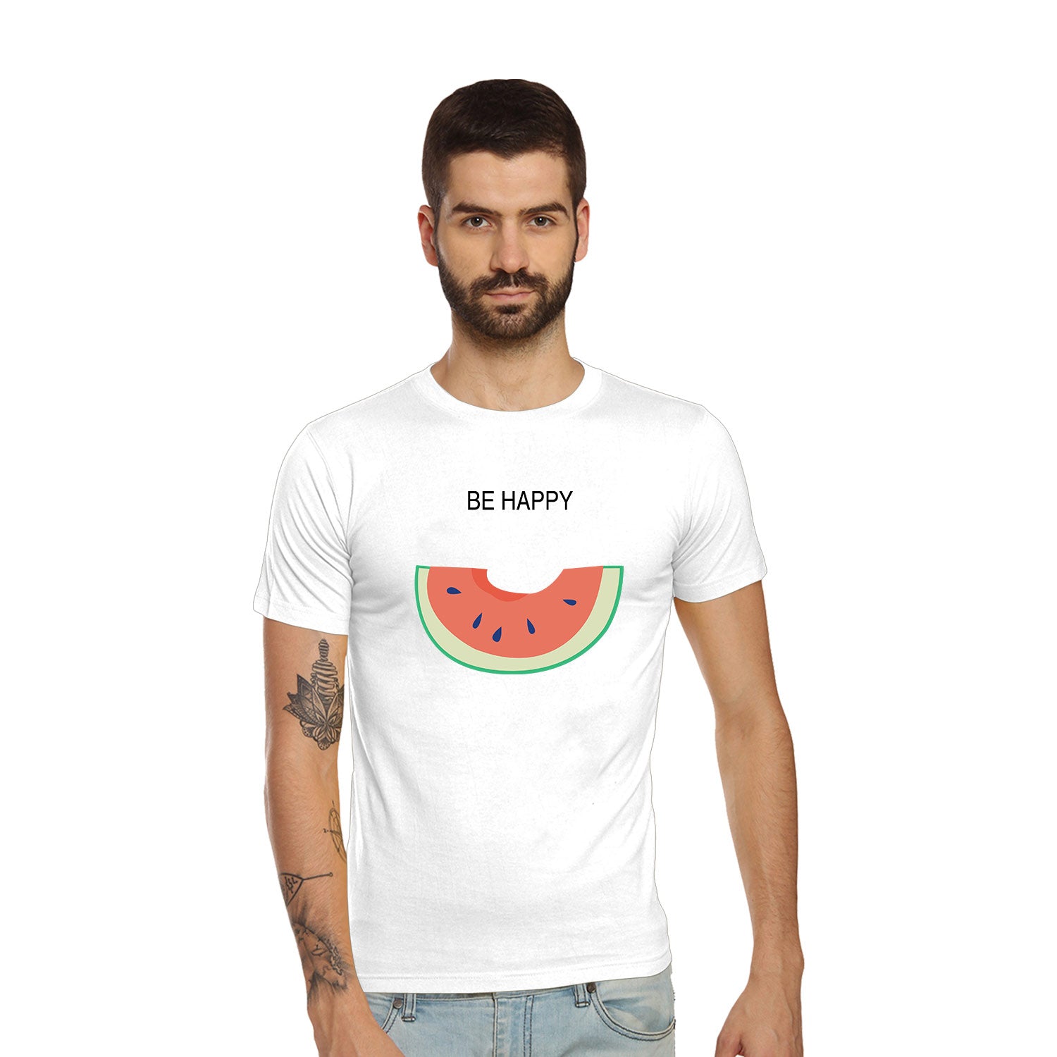 Be Happy 2 Tantra Original Since 1997 – Unisex Cotton Tee Casual Wear – Shipping Globally!