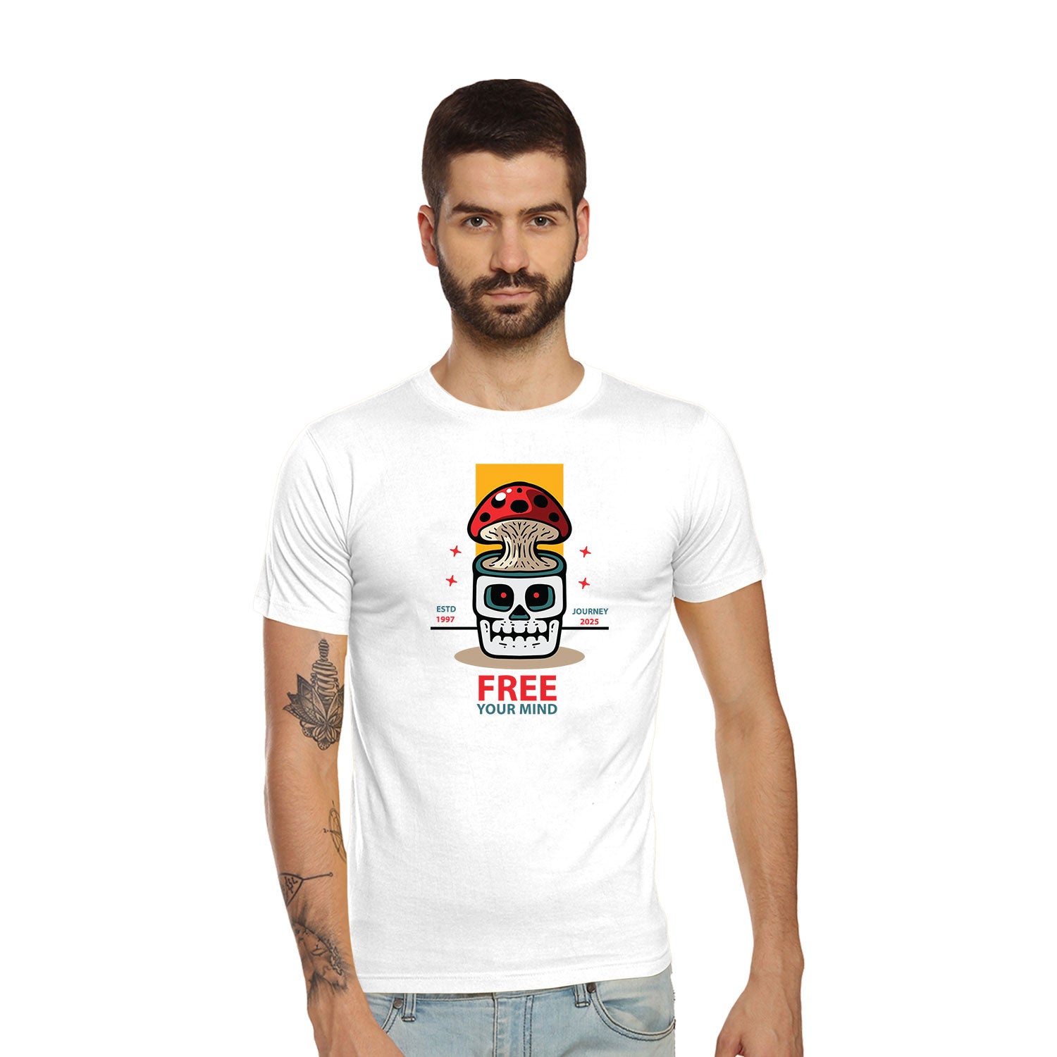 Free Your Mind 2 – Tantra Original Since 1997 – Unisex Cotton Tee Everyday Wear – Shipping Globally!