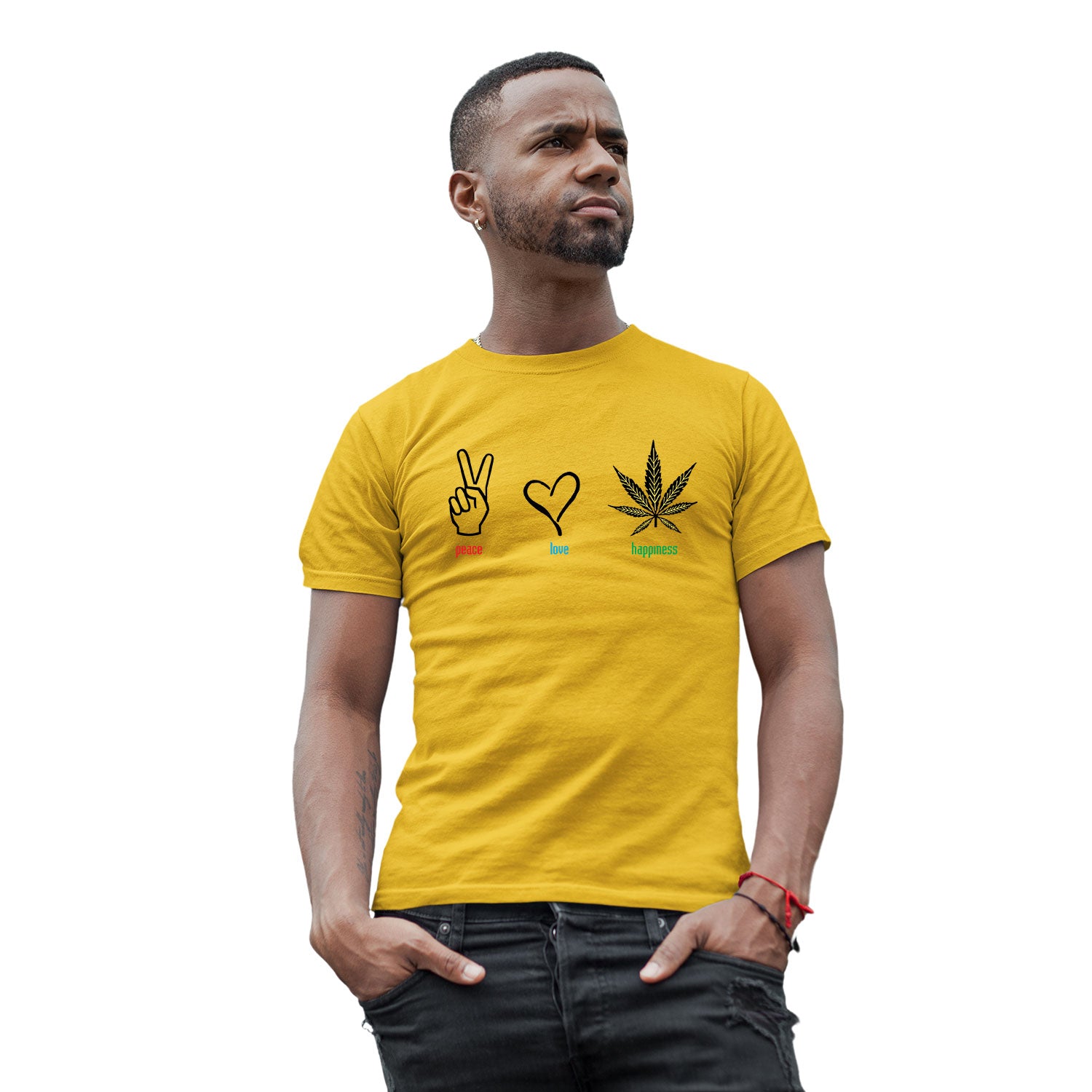 Peace and Love – Tantra Original Since 1997 – Unisex Cotton Tee Everyday Wear – Shipping Globally!