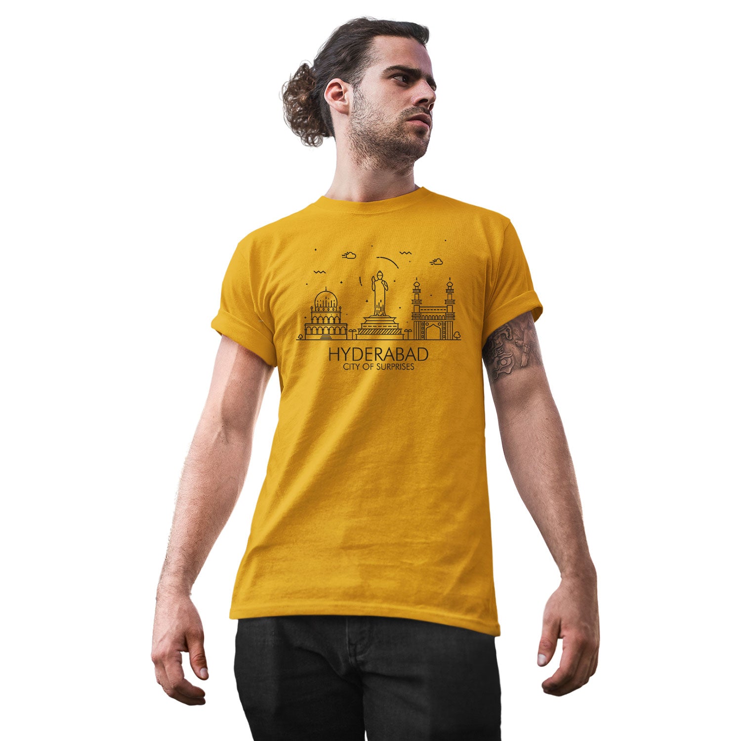 Tantra Hyderabad Surprise Cotton Unisex T-Shirt Everyday Casual Wear Original Since 1997