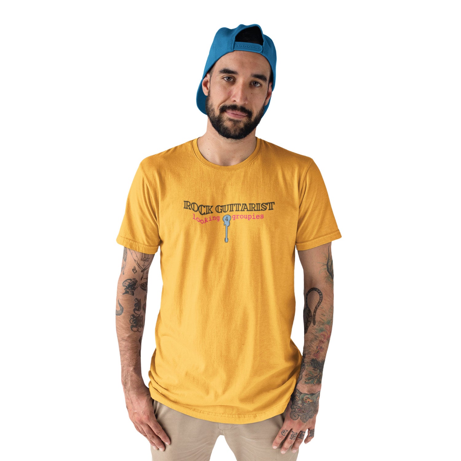 Rock Guitarist – Tantra Original Since 1997 – Unisex Cotton Tee Everyday Wear – Shipping Globally!