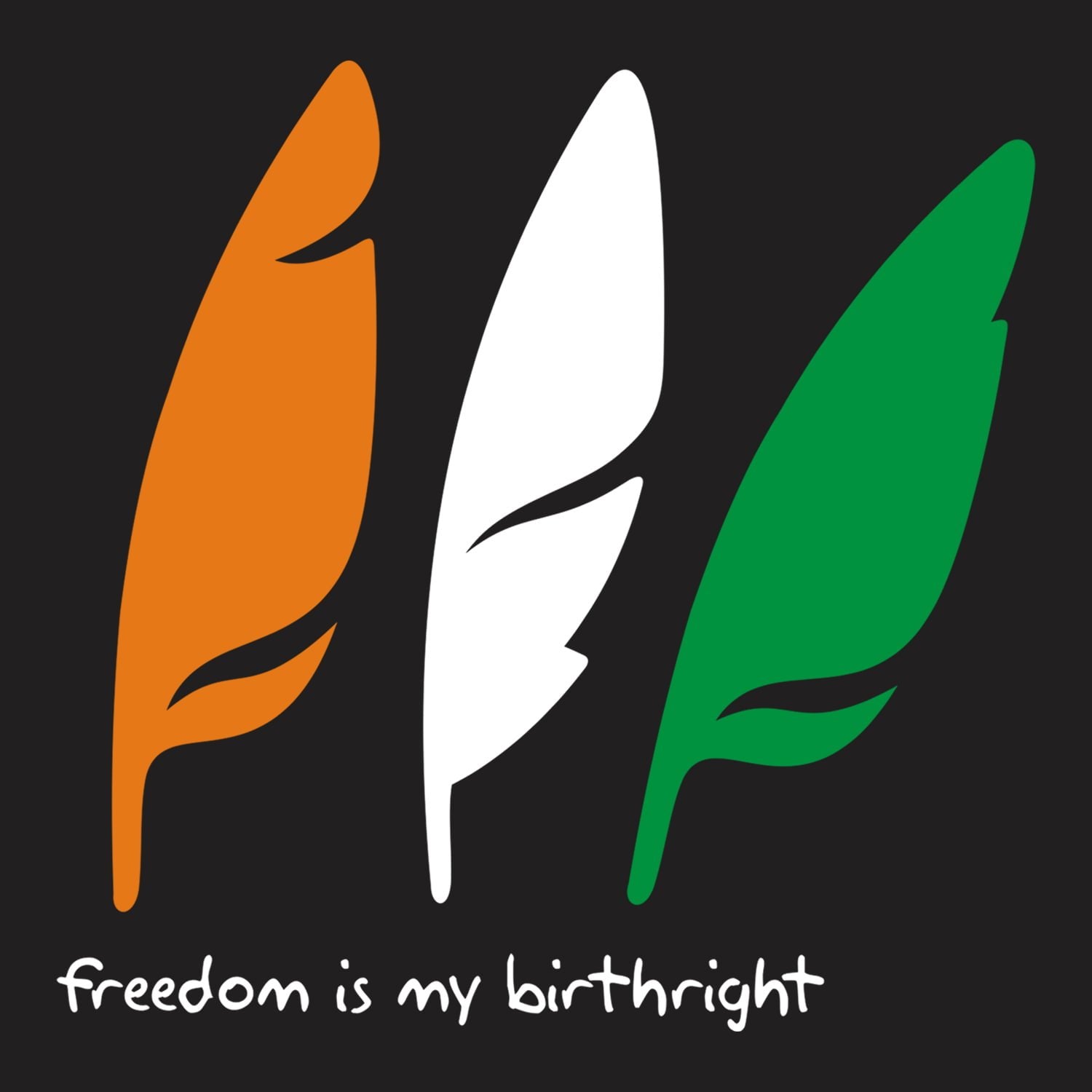 Feather Freedom - Men's Printed Tee - Shipping Globally