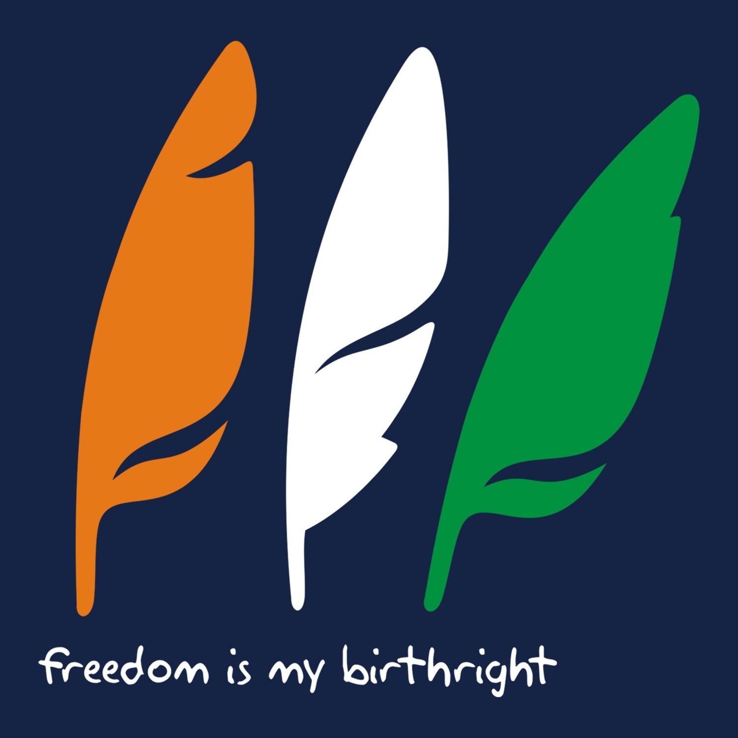 Feather Freedom - Men's Printed Tee - Shipping Globally