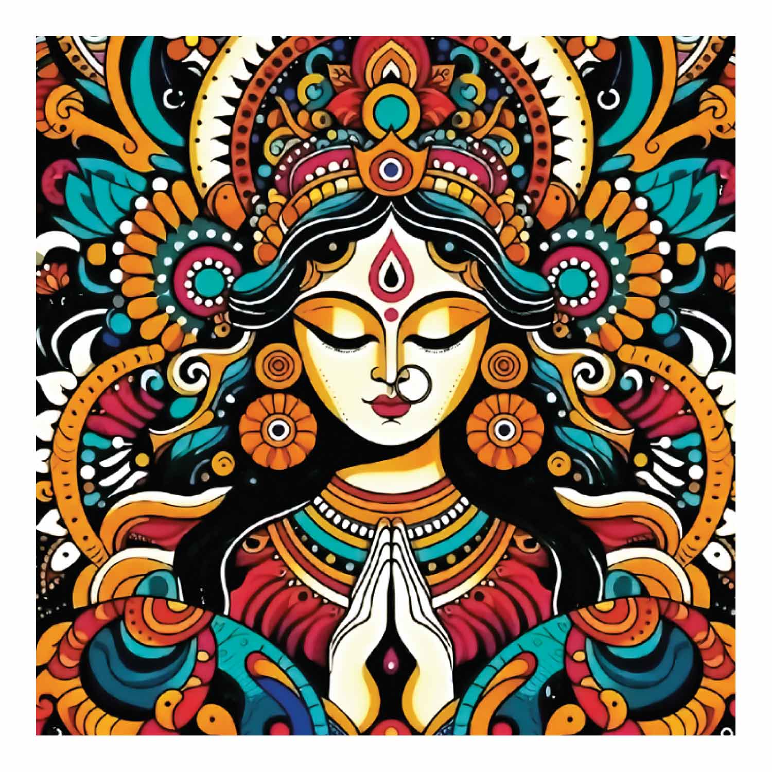 Tantra Goddess Women's 100% Cotton Round Neck Graphic Printed T-Shirt - Shipping Globally!