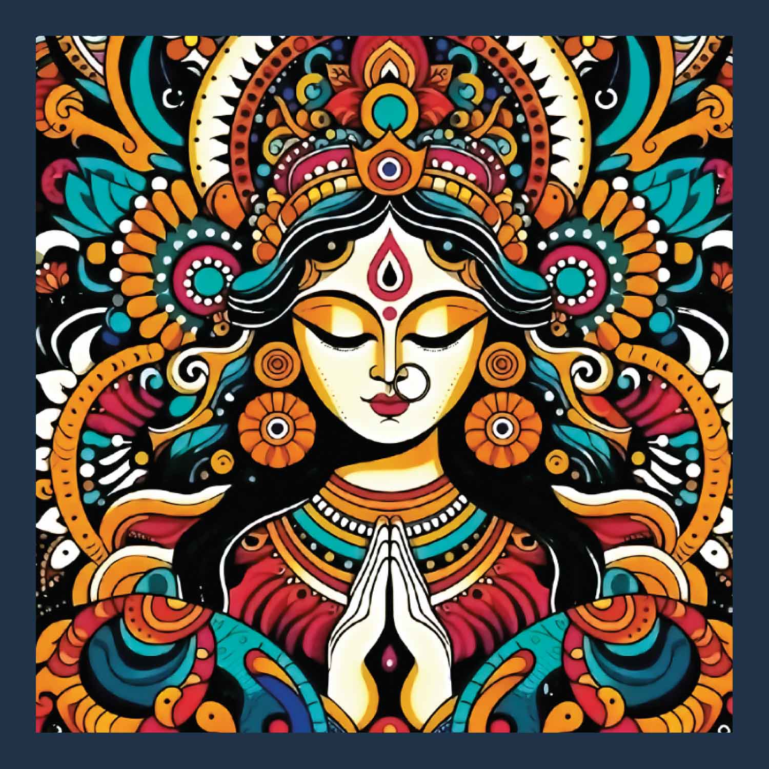 Tantra Goddess Women's 100% Cotton Round Neck Graphic Printed T-Shirt - Shipping Globally!