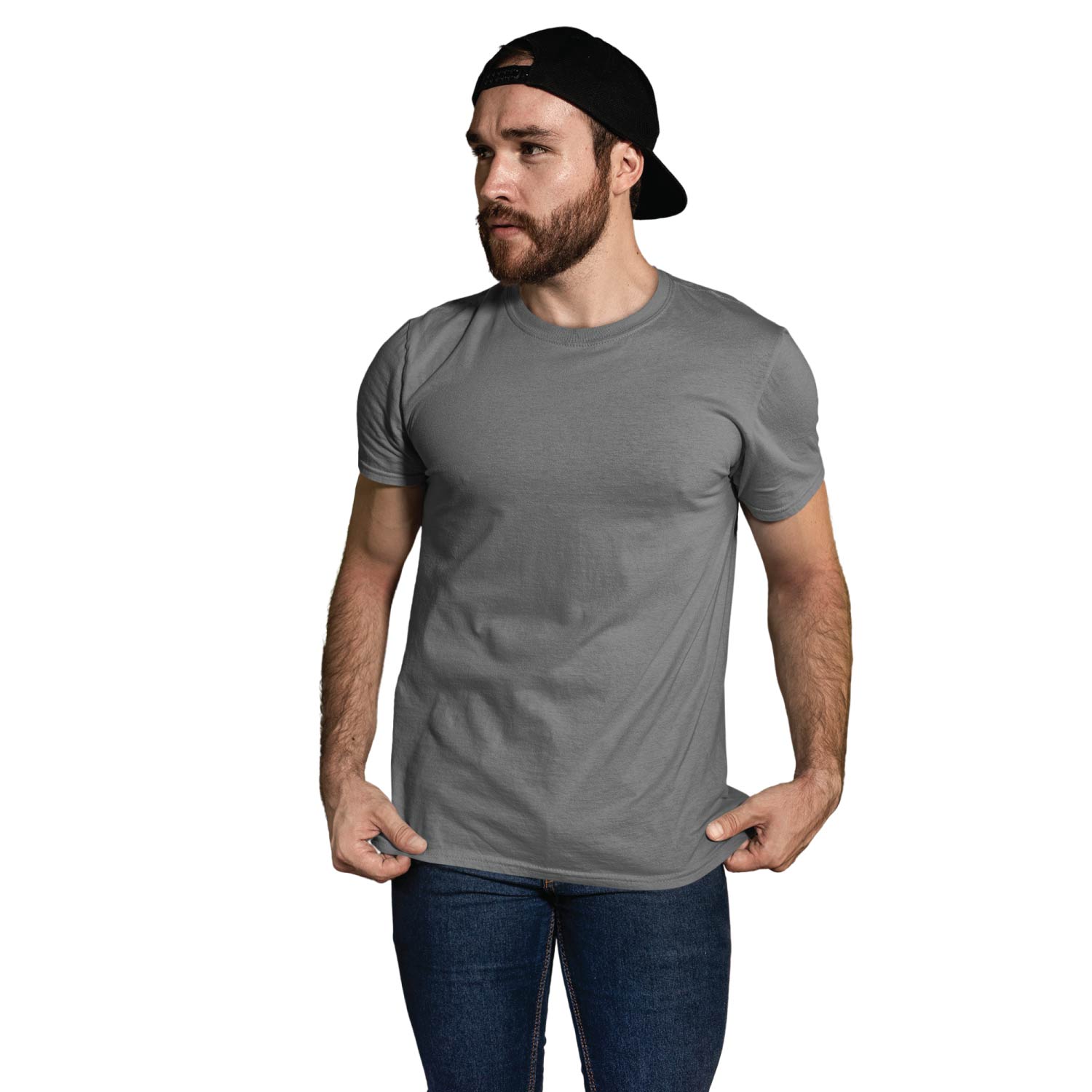 Tantra Pack of 4 Plain T-Shirts Navy Blue Yellow Grey White Unisex Cotton Everyday Casual Wear Original Since 1997 Shipping Globally