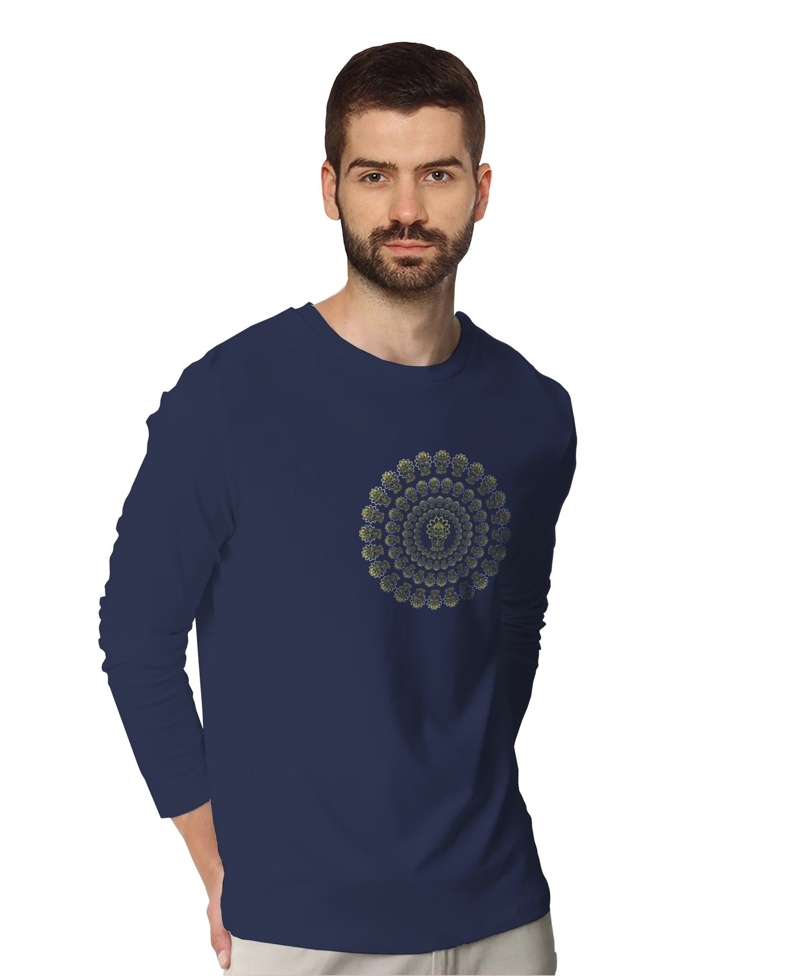 Ganesh Mandala (Full Sleeves) - Mens T-shirts - Shipping Globally!