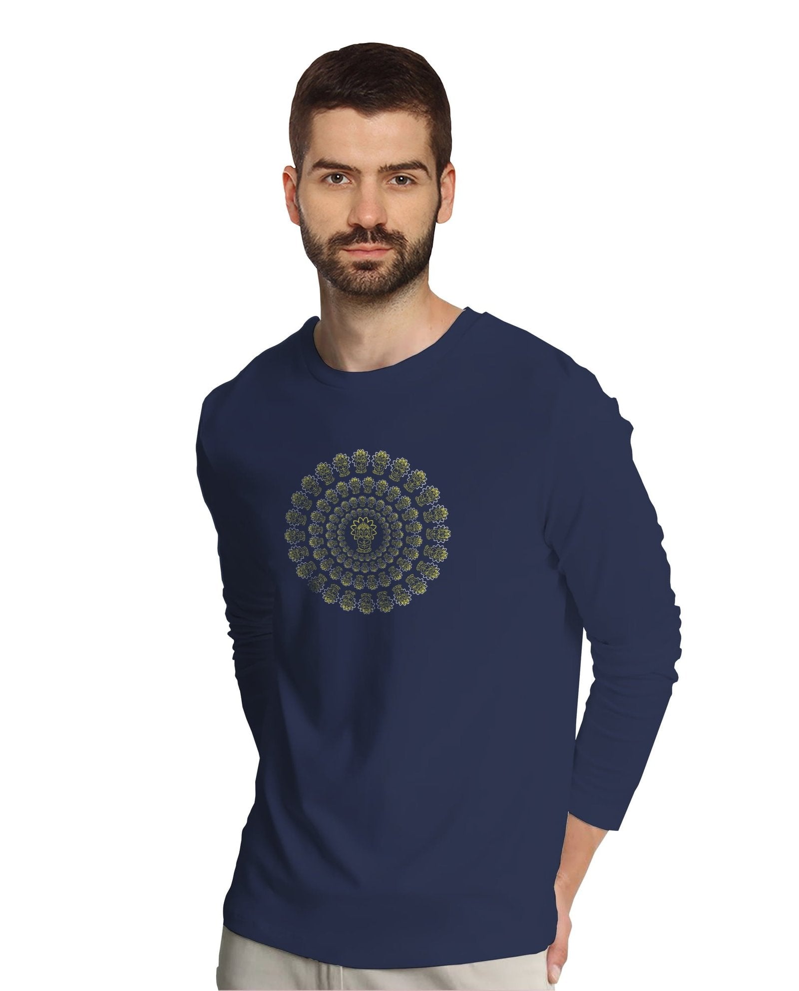 Ganesh Mandala (Full Sleeves) - Mens T-shirts - Shipping Globally!