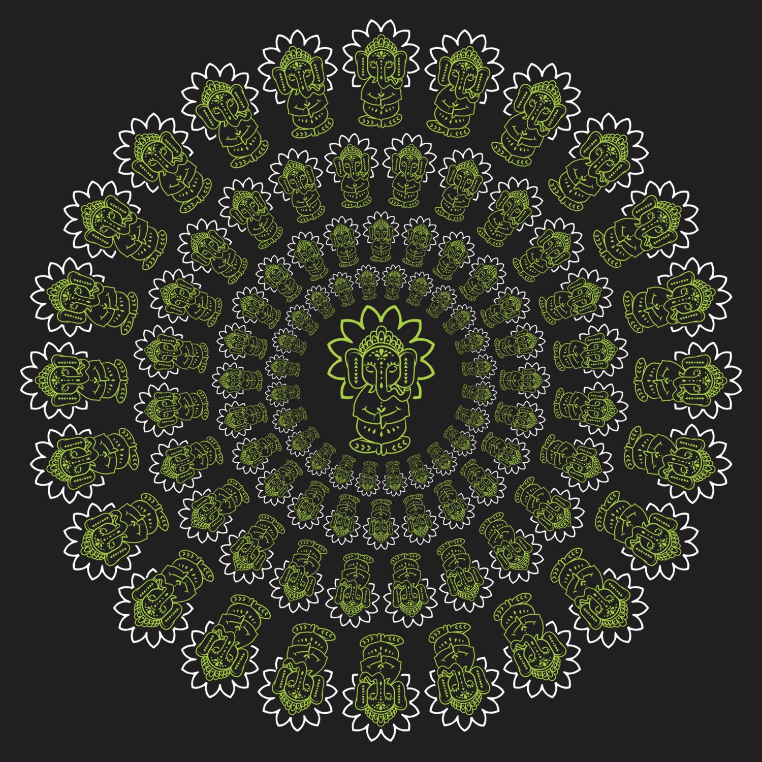 Ganesh Mandala Women's Tee – Tantra Original Since 1997 – Shipping Globally