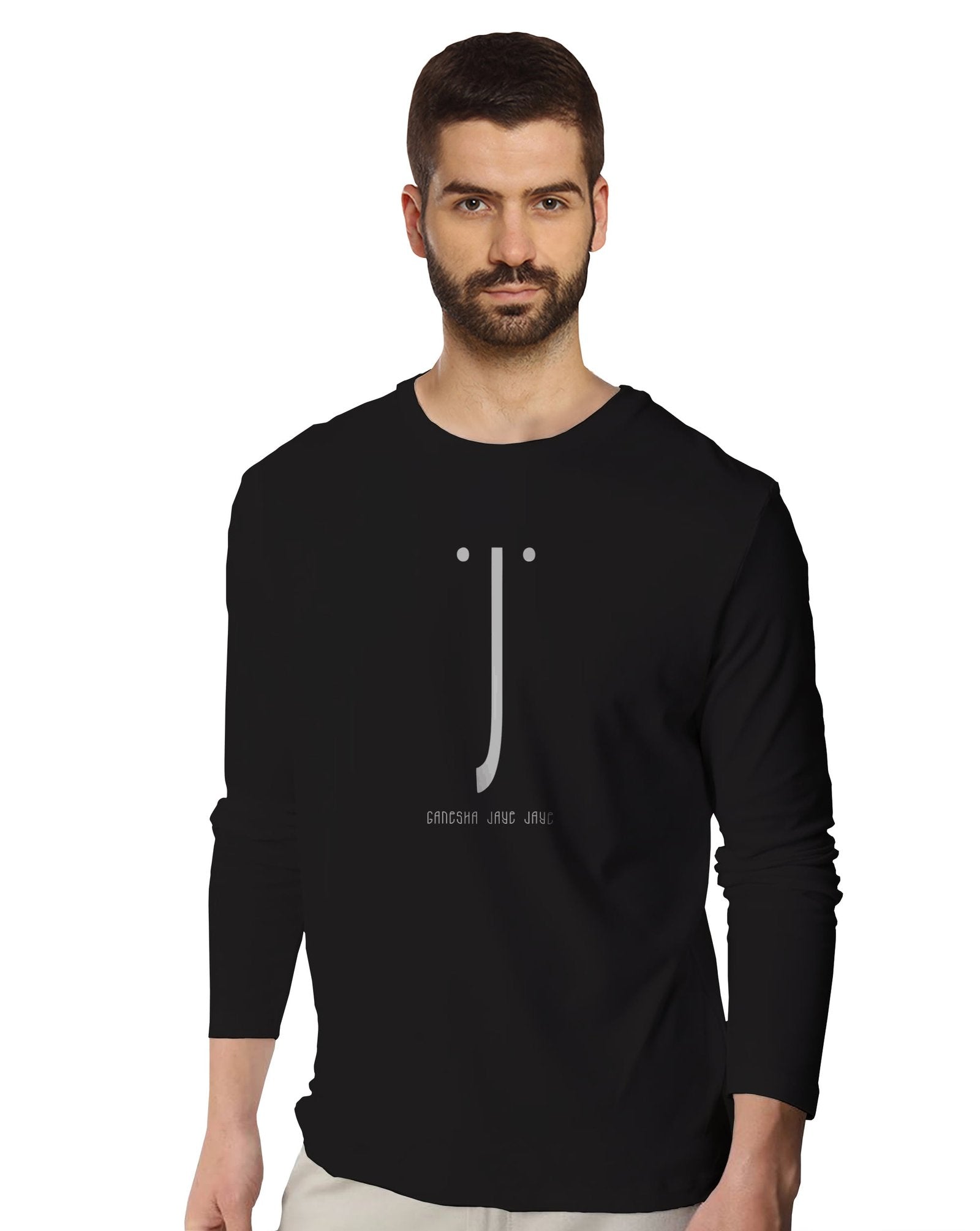 Ganesha Jaye Jaye (Full Sleeves) - Mens t-shirts - Shipping Globally!