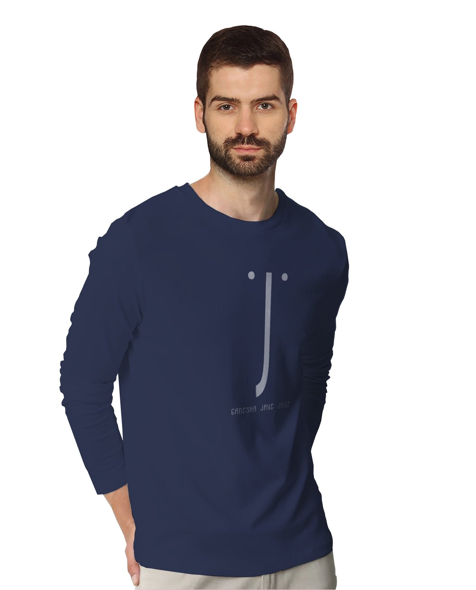 Ganesha Jaye Jaye (Full Sleeves) - Mens t-shirts - Shipping Globally!
