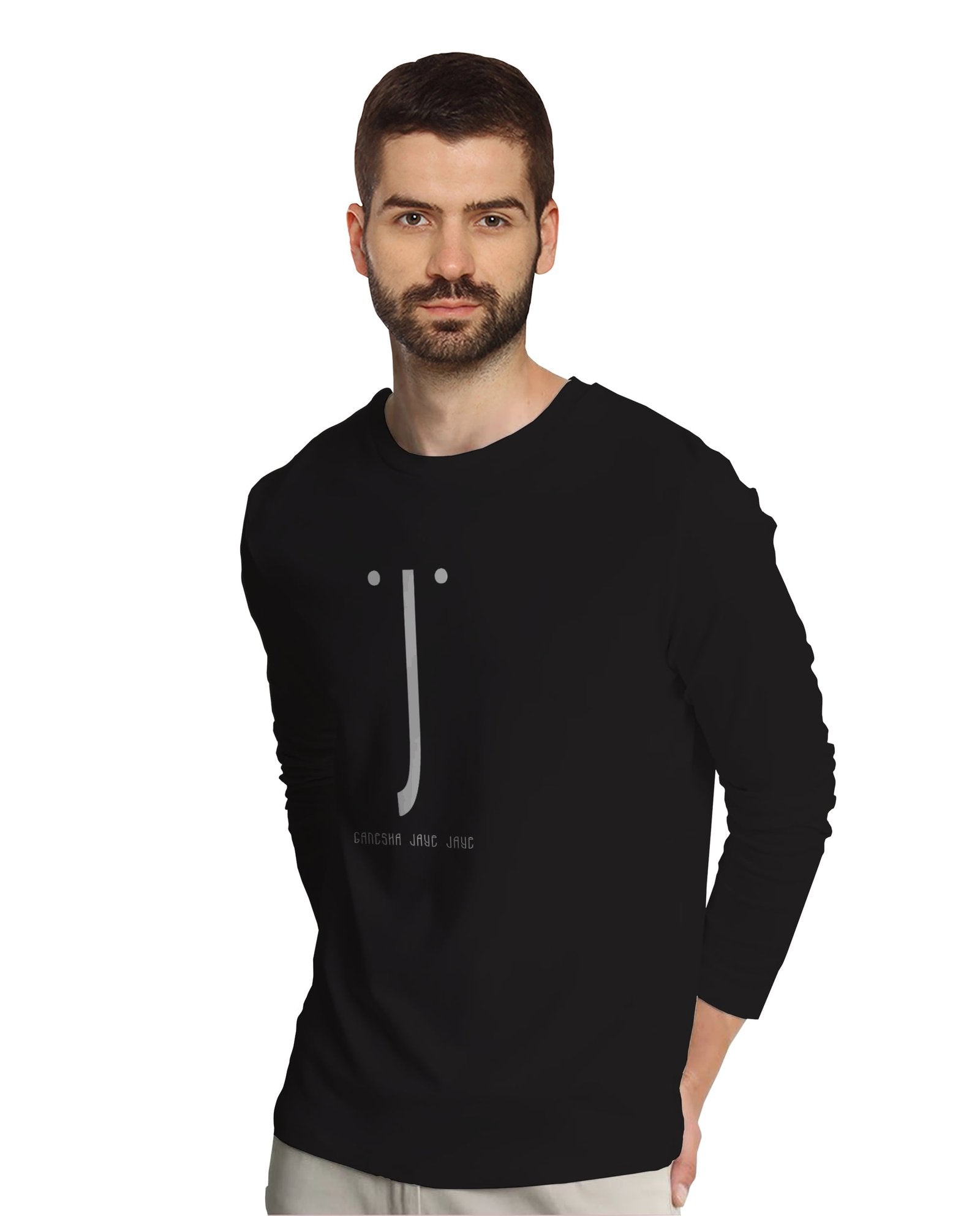 Ganesha Jaye Jaye (Full Sleeves) - Mens t-shirts - Shipping Globally!