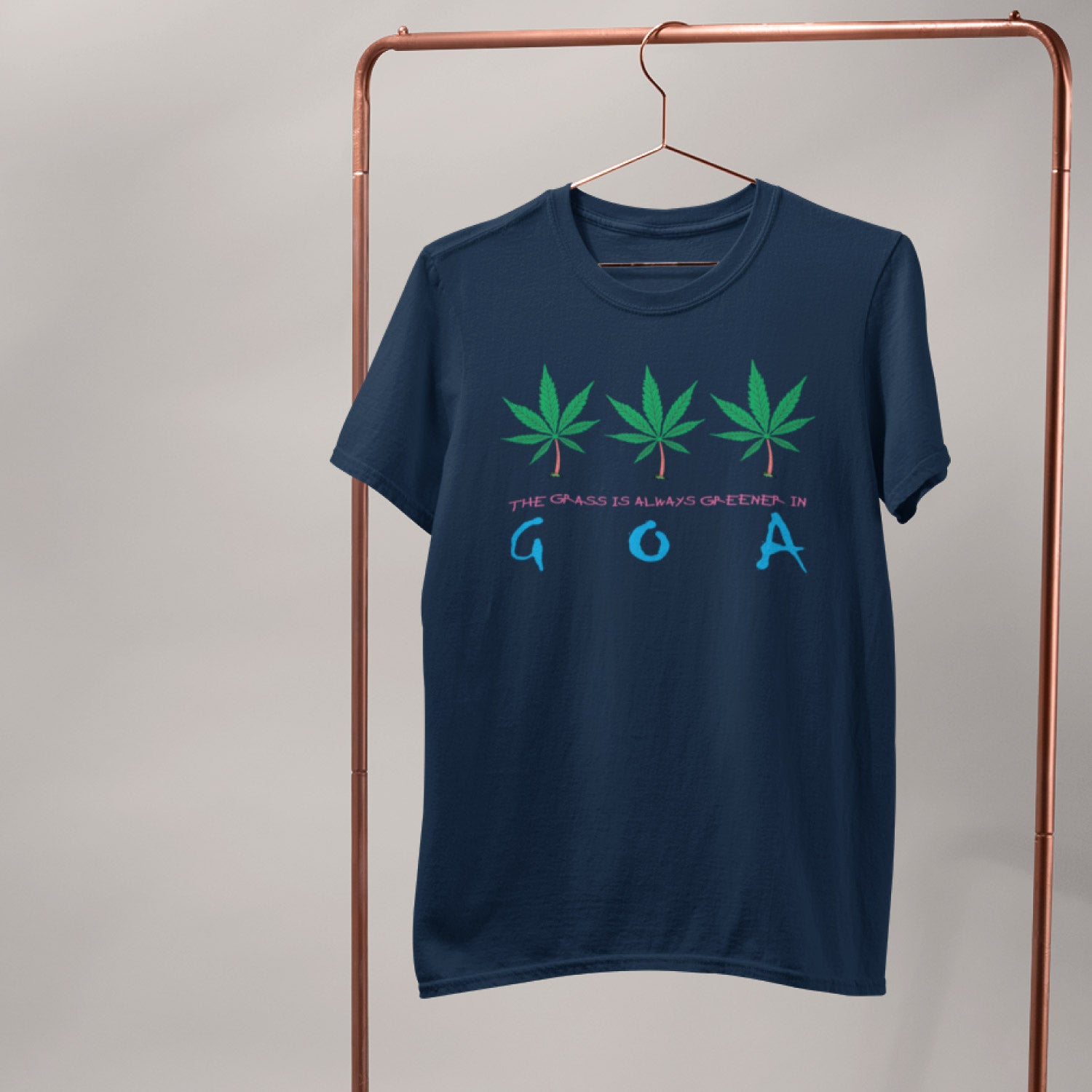 Goa Grass T-Shirt – Tantra Original Brand Since 1997 – Unisex Graphic Cotton Tee – Chill & Laid-Back Casual Wear - Shipping Globally!