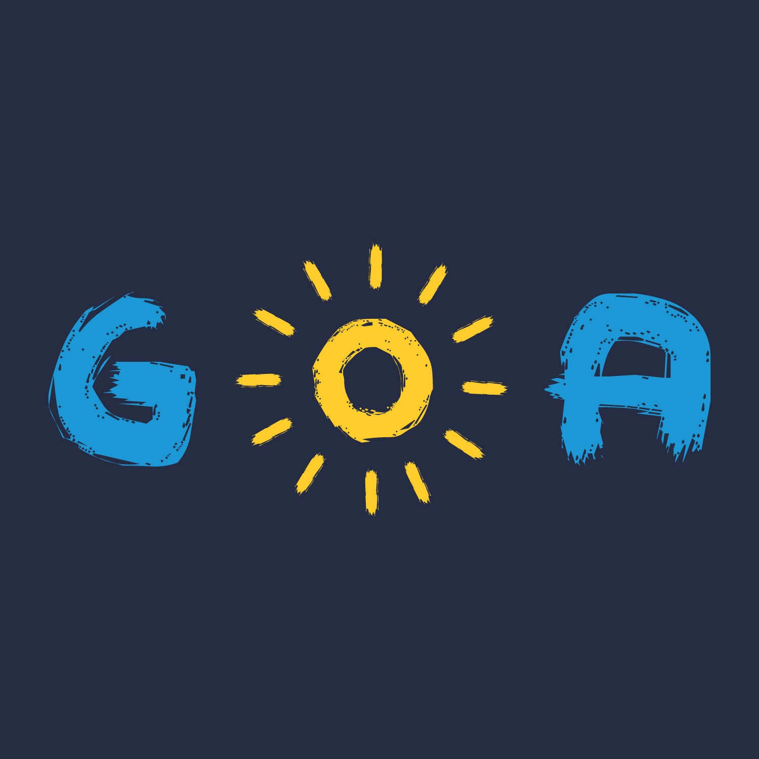 Goa Sun T-Shirt – Tantra Original Brand Since 1997 – Unisex Graphic Cotton Tee – Beach & Tropical Vibes Casual Wear - Shipping Globally!