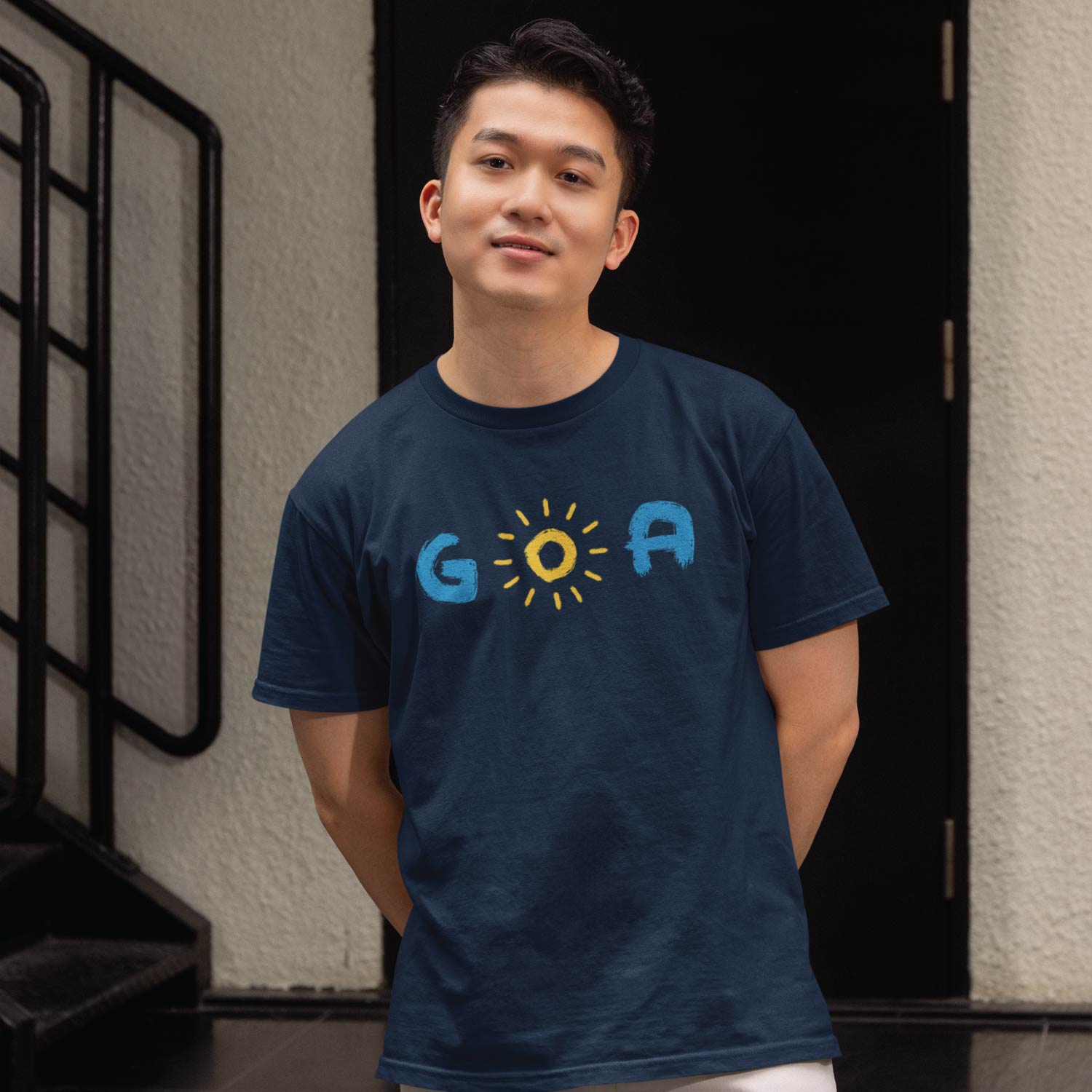 Goa Sun T-Shirt – Tantra Original Brand Since 1997 – Unisex Graphic Cotton Tee – Beach & Tropical Vibes Casual Wear - Shipping Globally!