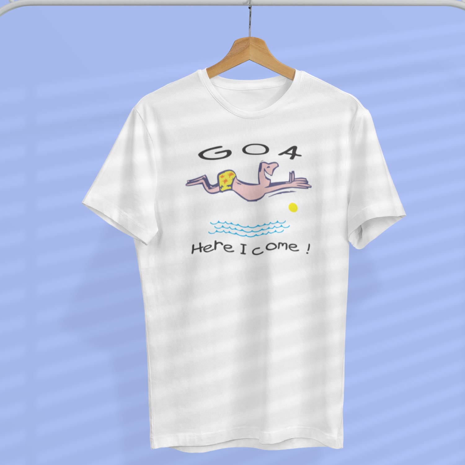 Goa Here I Come T-Shirt – Tantra Original Brand Since 1997 – Unisex Graphic Cotton Tee – Travel & Beach Vibes Casual Wear - Shipping Globally!