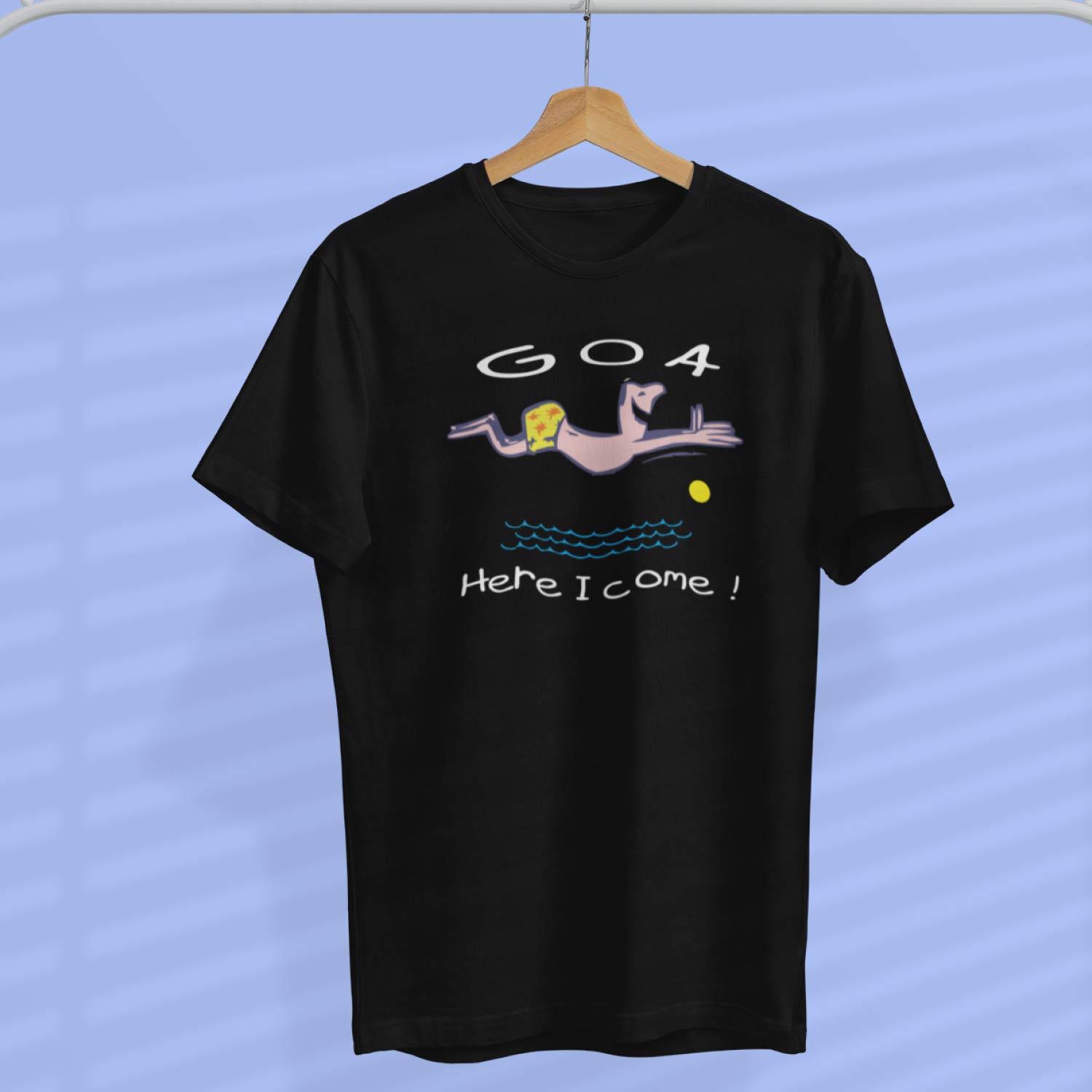 Goa Here I Come T-Shirt – Tantra Original Brand Since 1997 – Unisex Graphic Cotton Tee – Travel & Beach Vibes Casual Wear - Shipping Globally!