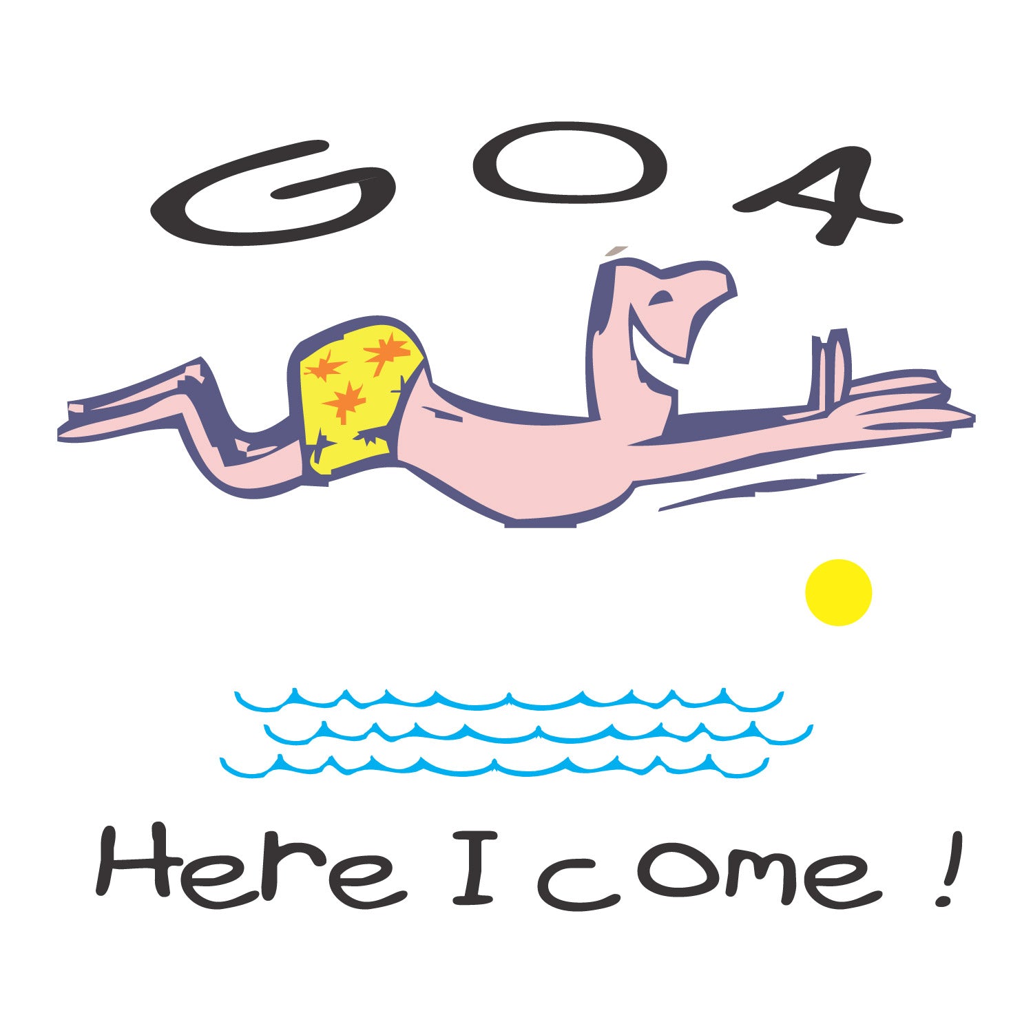 Goa Here I Come T-Shirt – Tantra Original Brand Since 1997 – Unisex Graphic Cotton Tee – Travel & Beach Vibes Casual Wear - Shipping Globally!