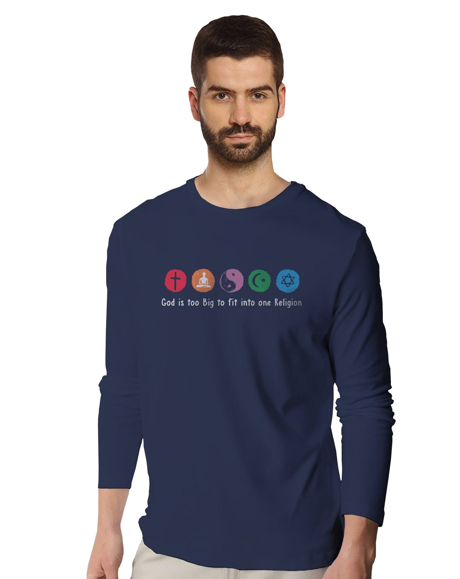 God (Full Sleeves) - Mens T-shirts - Shipping Globally!