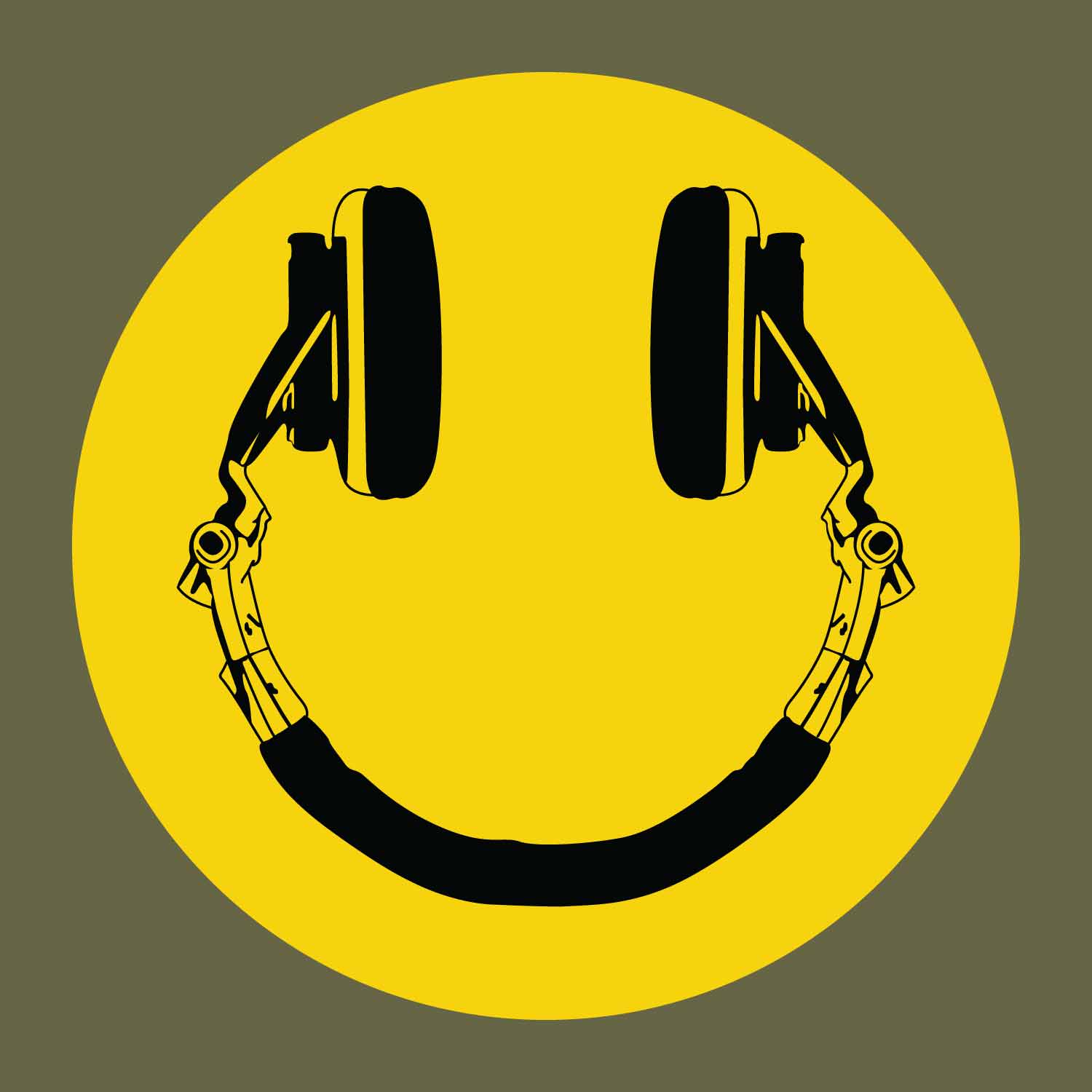 Happy Headphone – Tantra Original Brand Since 1997 – Unisex Cotton Tee Everyday Wear - Shipping Globally!