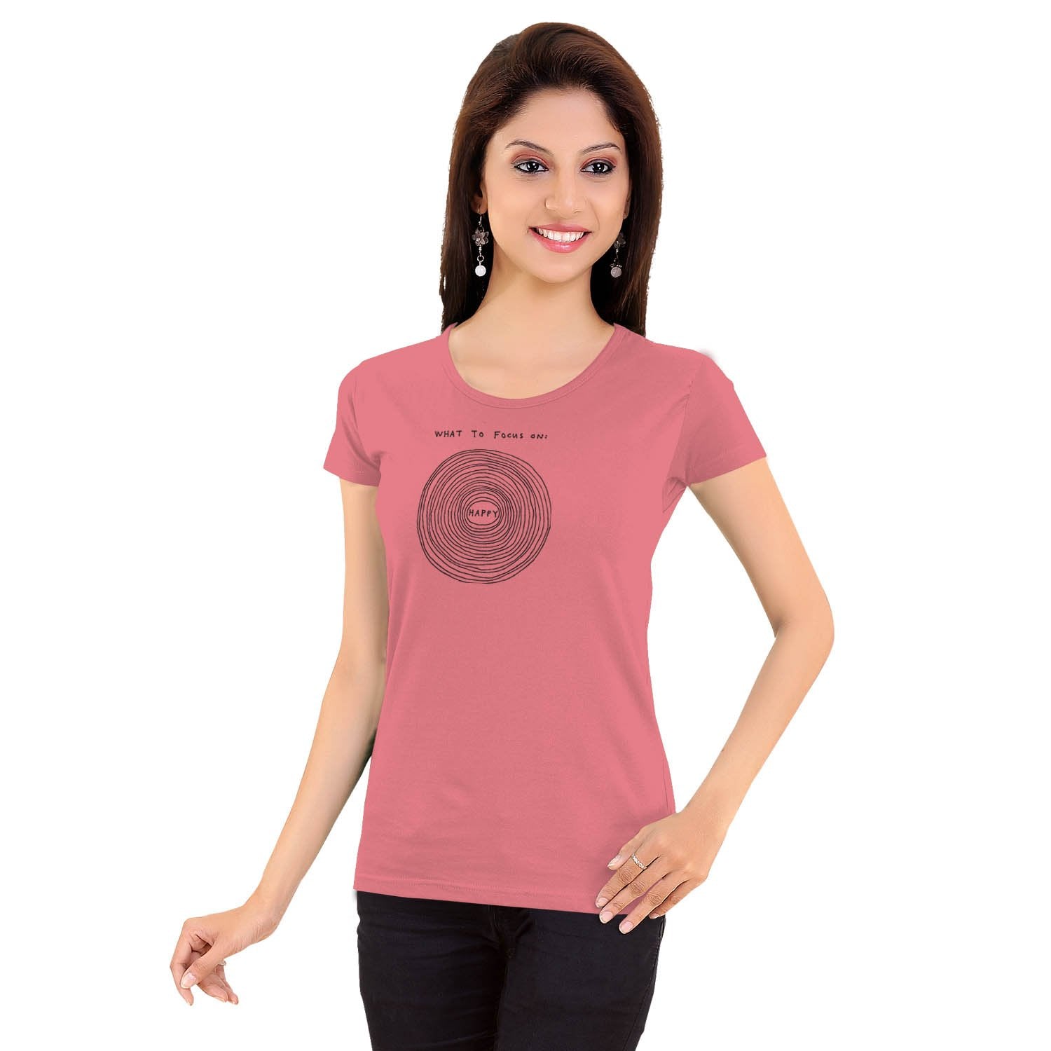 Happy - Women T-shirt - Shipping Globally!