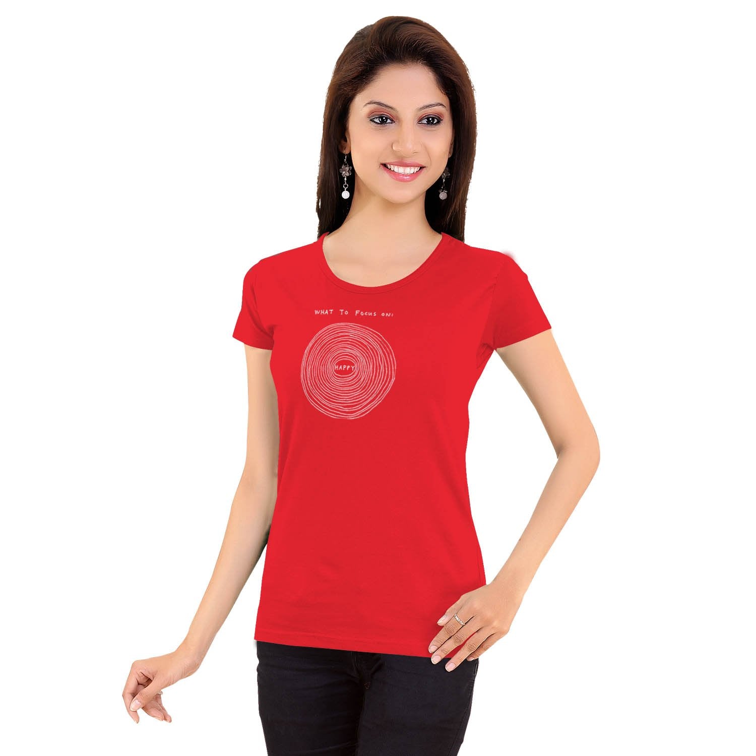 Happy - Women T-shirt - Shipping Globally!