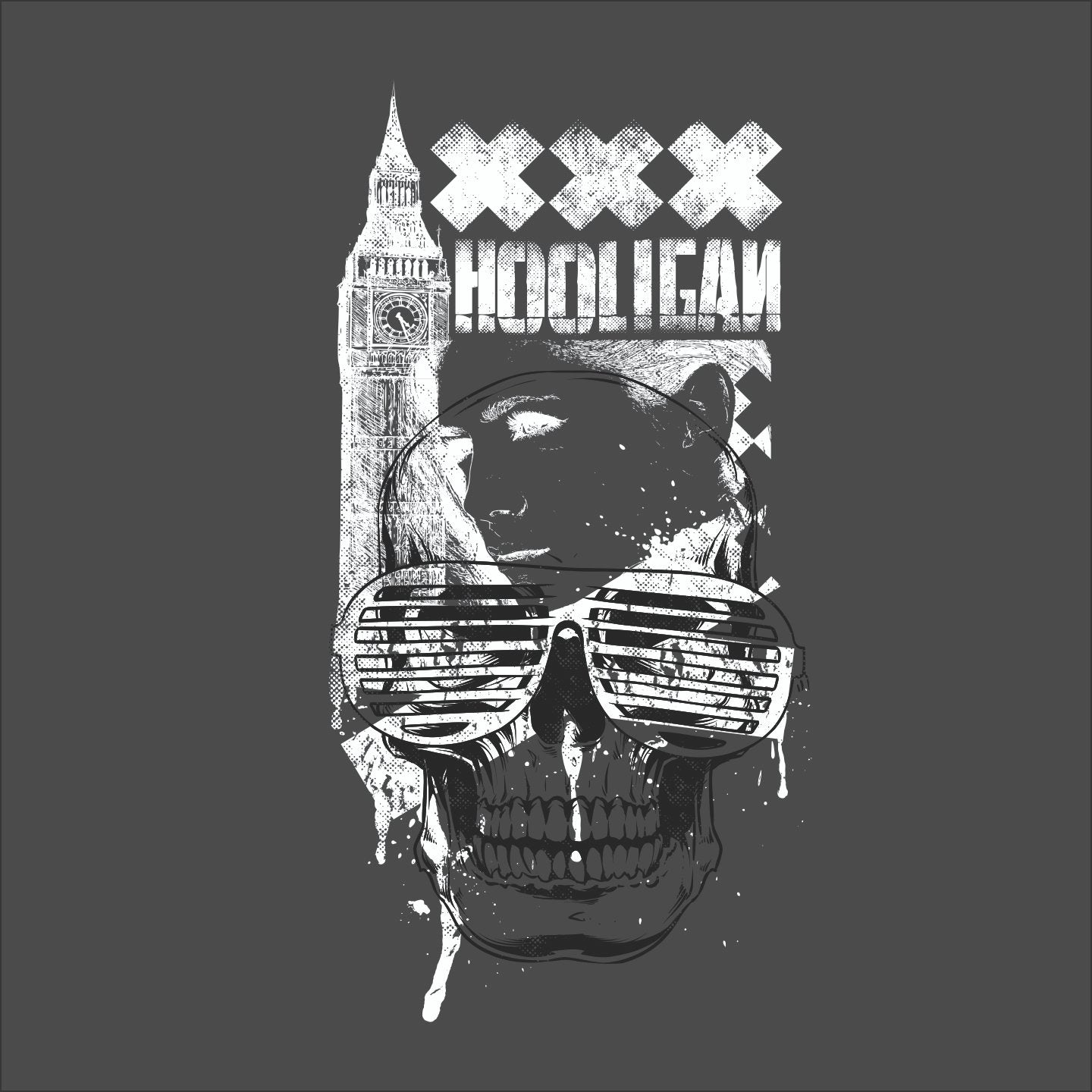 Hooligan Unisex Printed Hoodies - Shipping Globally!