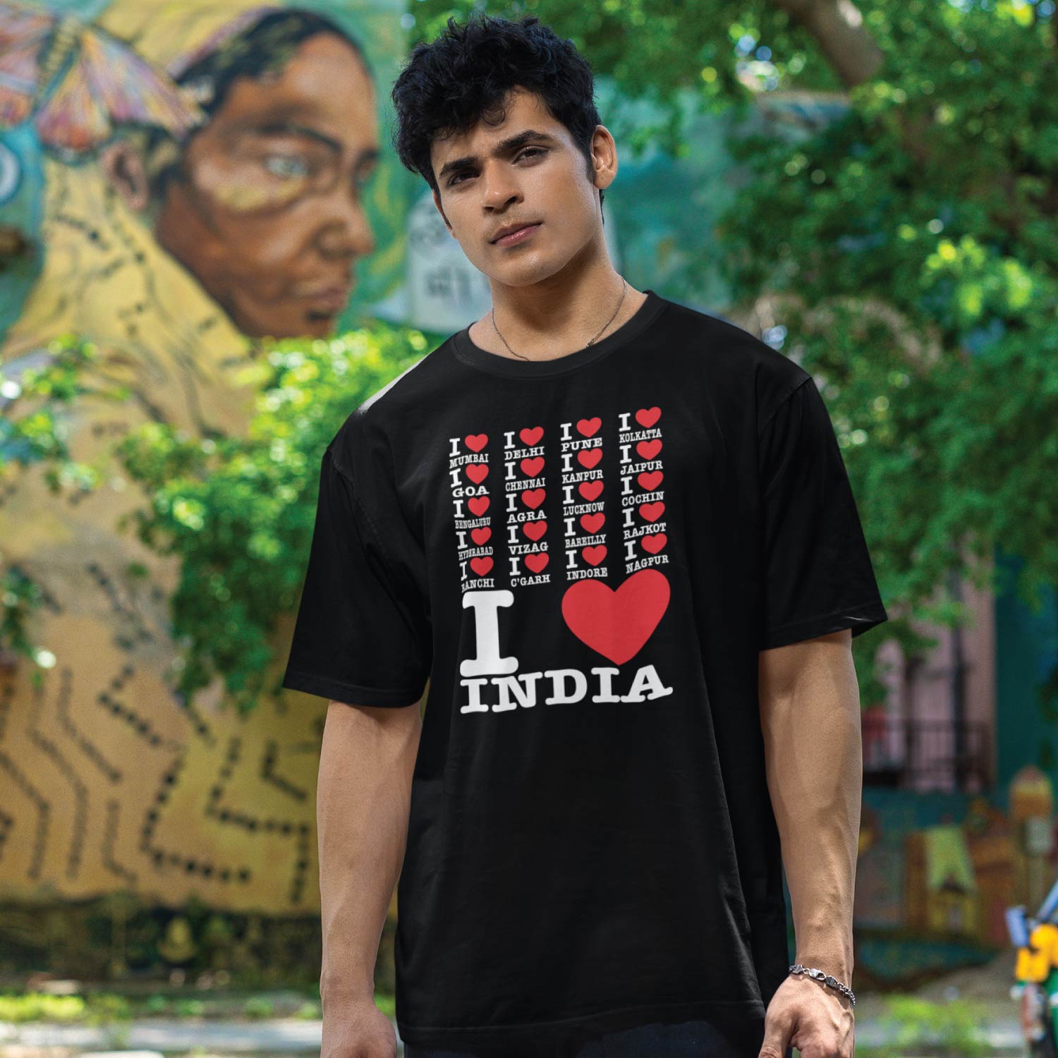 I Love City T-Shirt – Tantra Original Brand Since 1997 – Unisex Graphic Cotton Tee – Urban & Trendy Casual Wear - Shipping Globally!