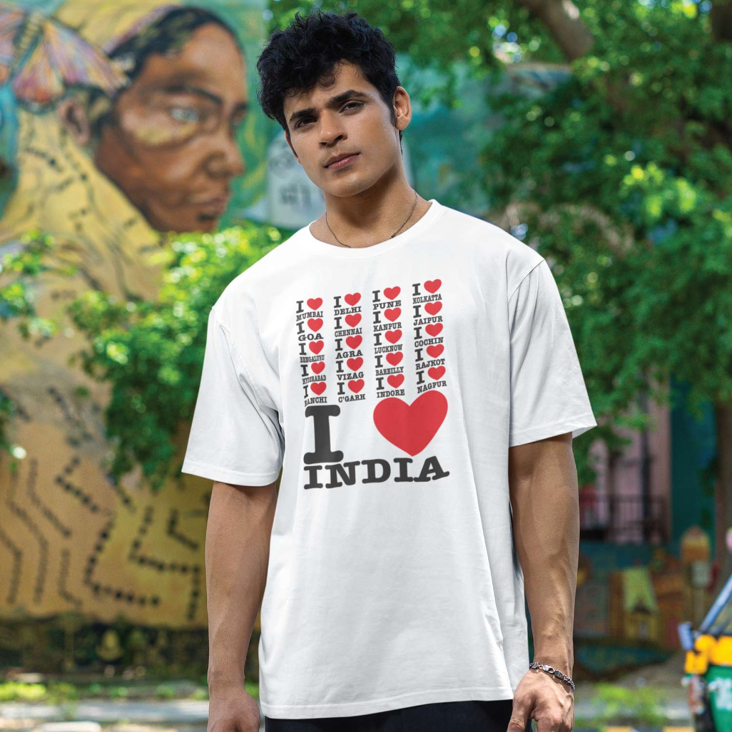 I Love City T-Shirt – Tantra Original Brand Since 1997 – Unisex Graphic Cotton Tee – Urban & Trendy Casual Wear - Shipping Globally!
