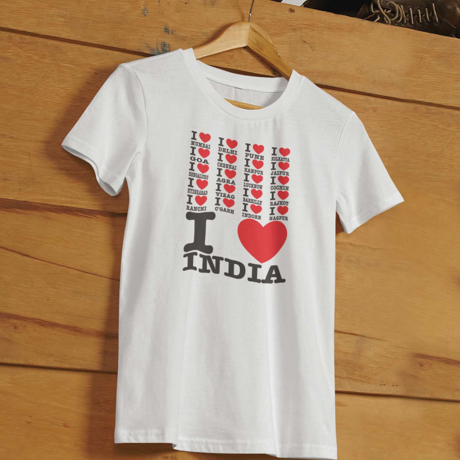 I Love City T-Shirt – Tantra Original Brand Since 1997 – Unisex Graphic Cotton Tee – Urban & Trendy Casual Wear - Shipping Globally!