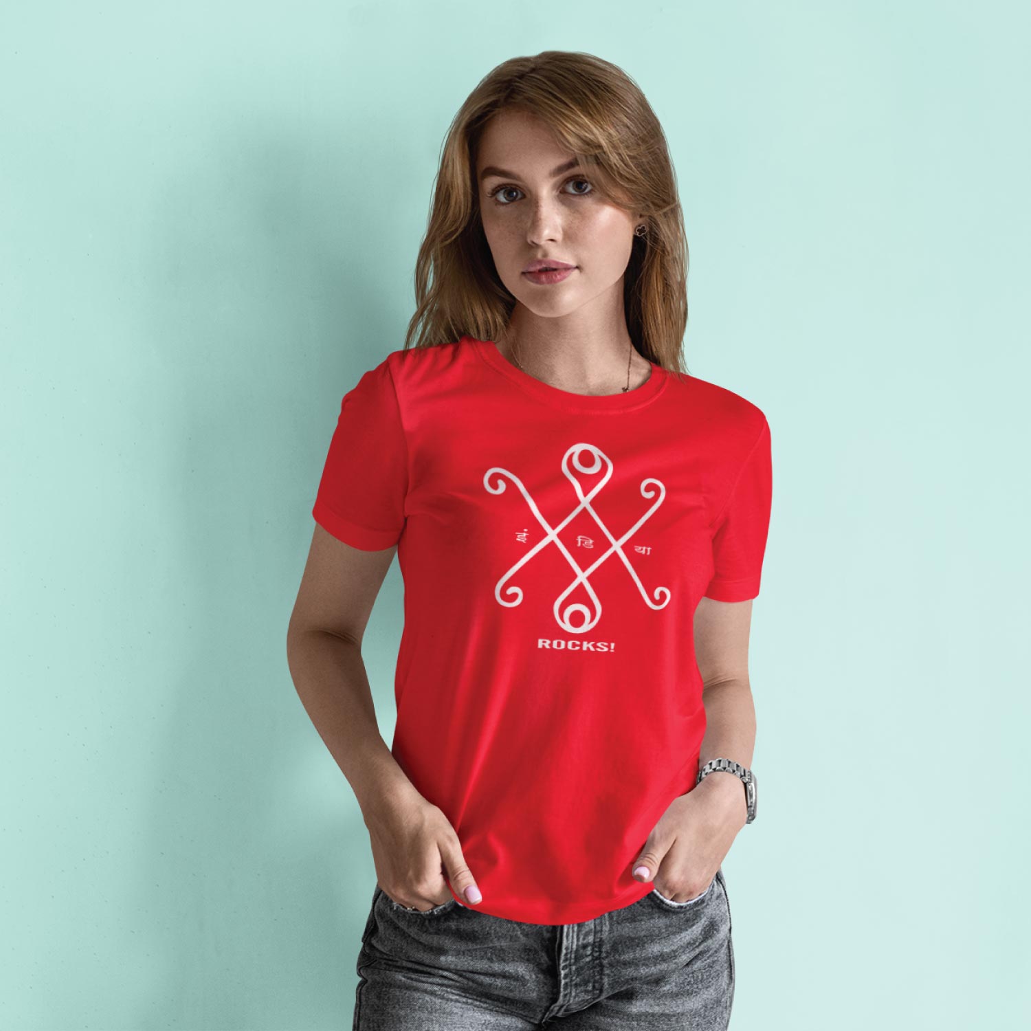 India Rocks Women’s Tee – Tantra Original Brand Since 1997 – Shipping Globally!
