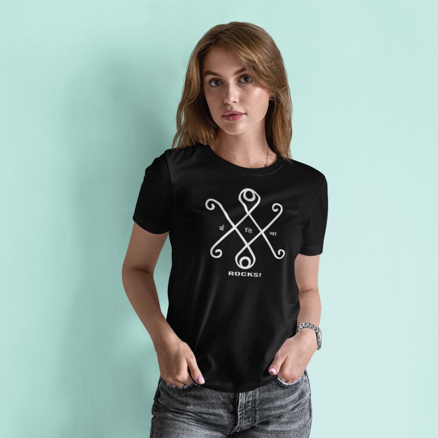 India Rocks Women’s Tee – Tantra Original Brand Since 1997 – Shipping Globally!