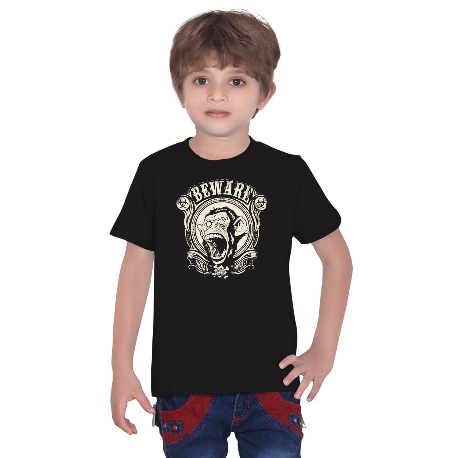Beware Kids Tee – Tantra Original Brand Since 1997 – Graphic Cotton Tee – Bold & Playful Wear - Shipping Globally!