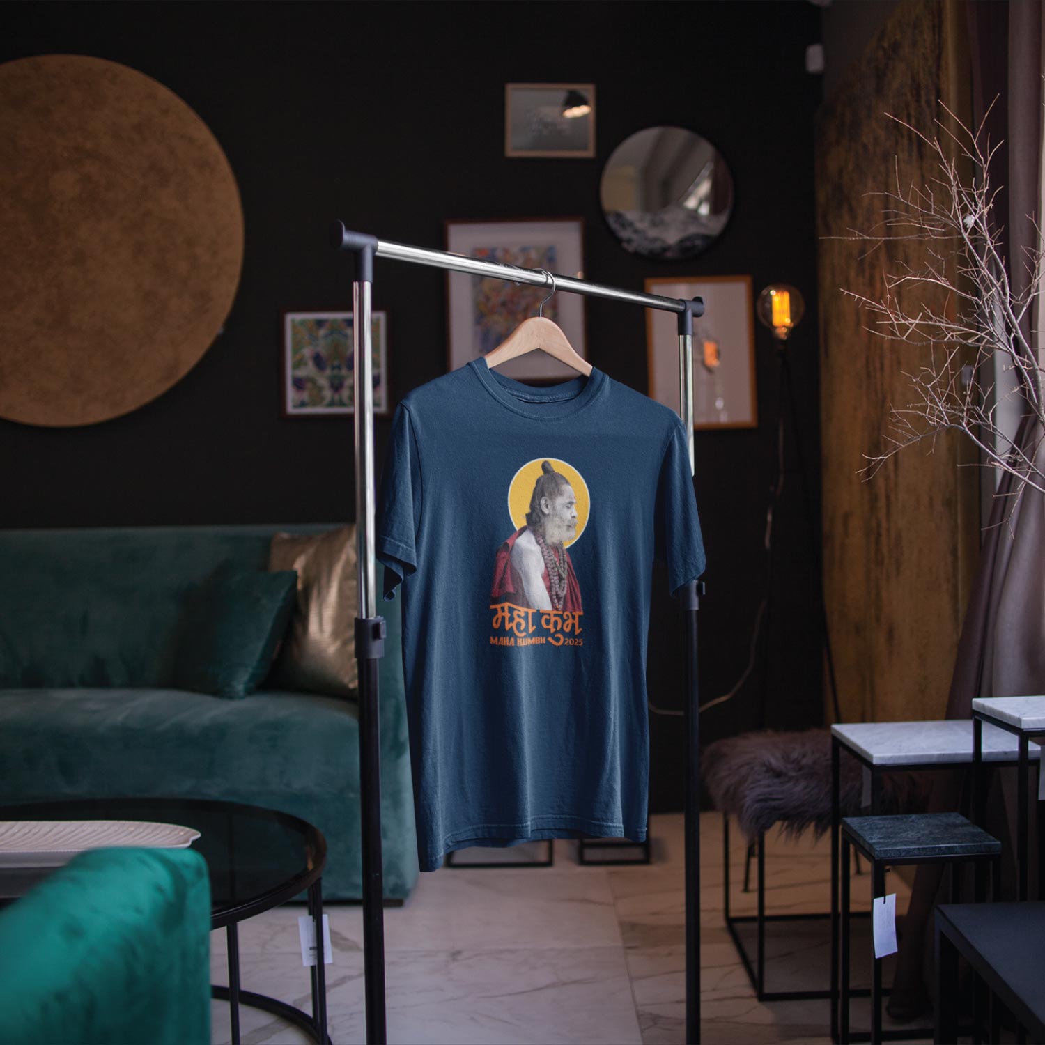 Tantra Kumbh 3 T-Shirt – Unisex Graphic Tee – Premium Cotton Casual Wear – Spiritual & Traditional Design - Shipping Globally!