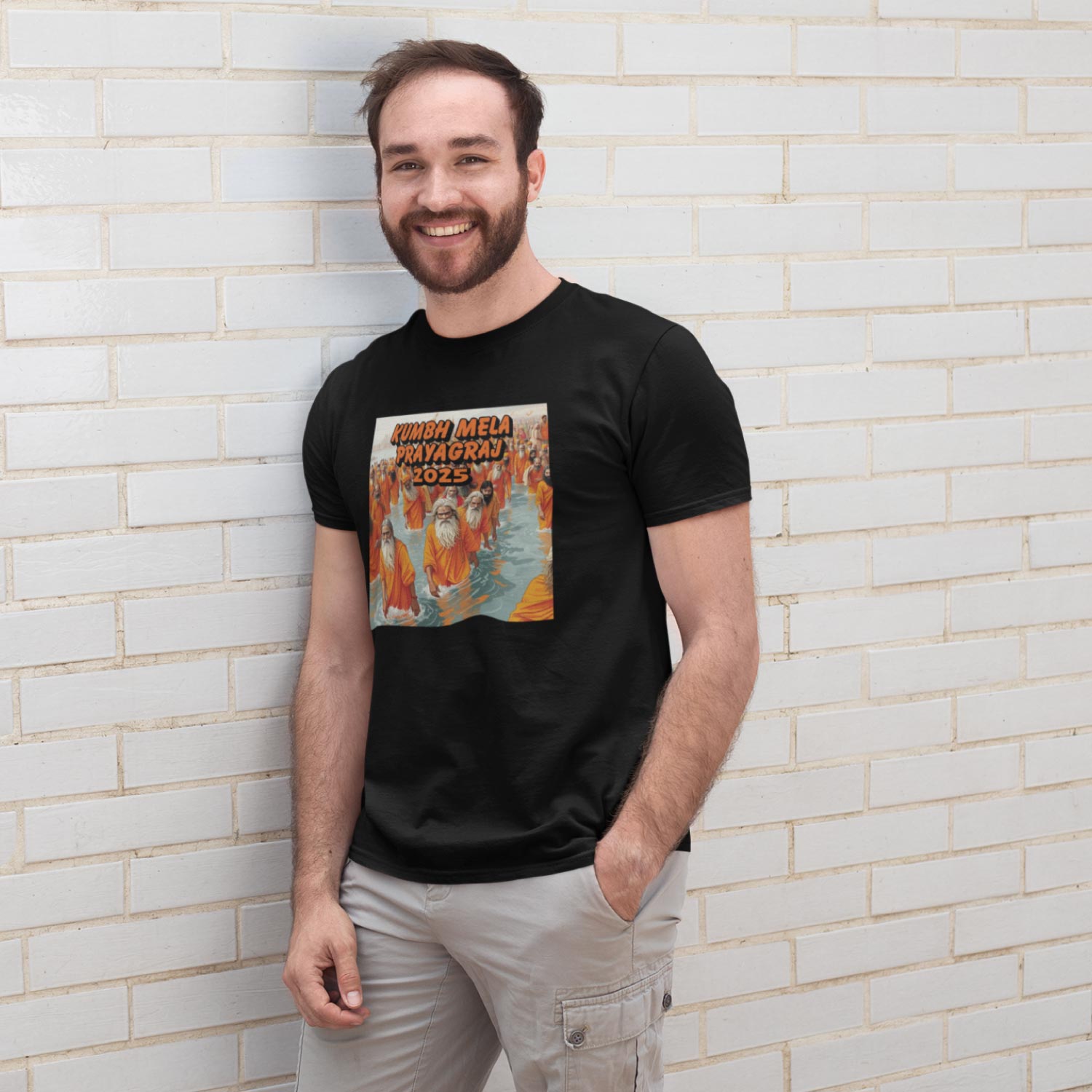 Tantra Kumbh 5 T-Shirt – Unisex Graphic Tee – Premium Cotton Casual Wear – Spiritual & Traditional Design - Shipping Globally!