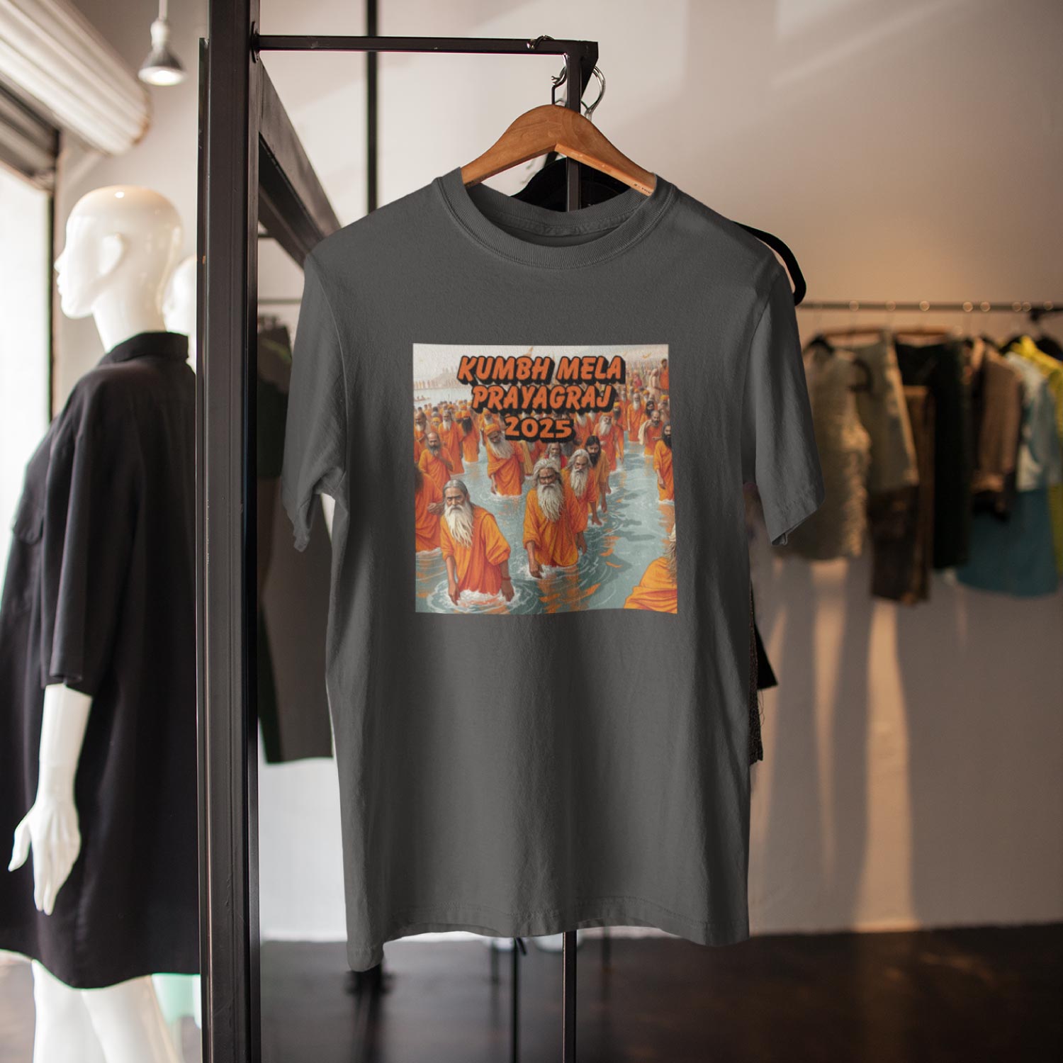 Tantra Kumbh 5 T-Shirt – Unisex Graphic Tee – Premium Cotton Casual Wear – Spiritual & Traditional Design - Shipping Globally!