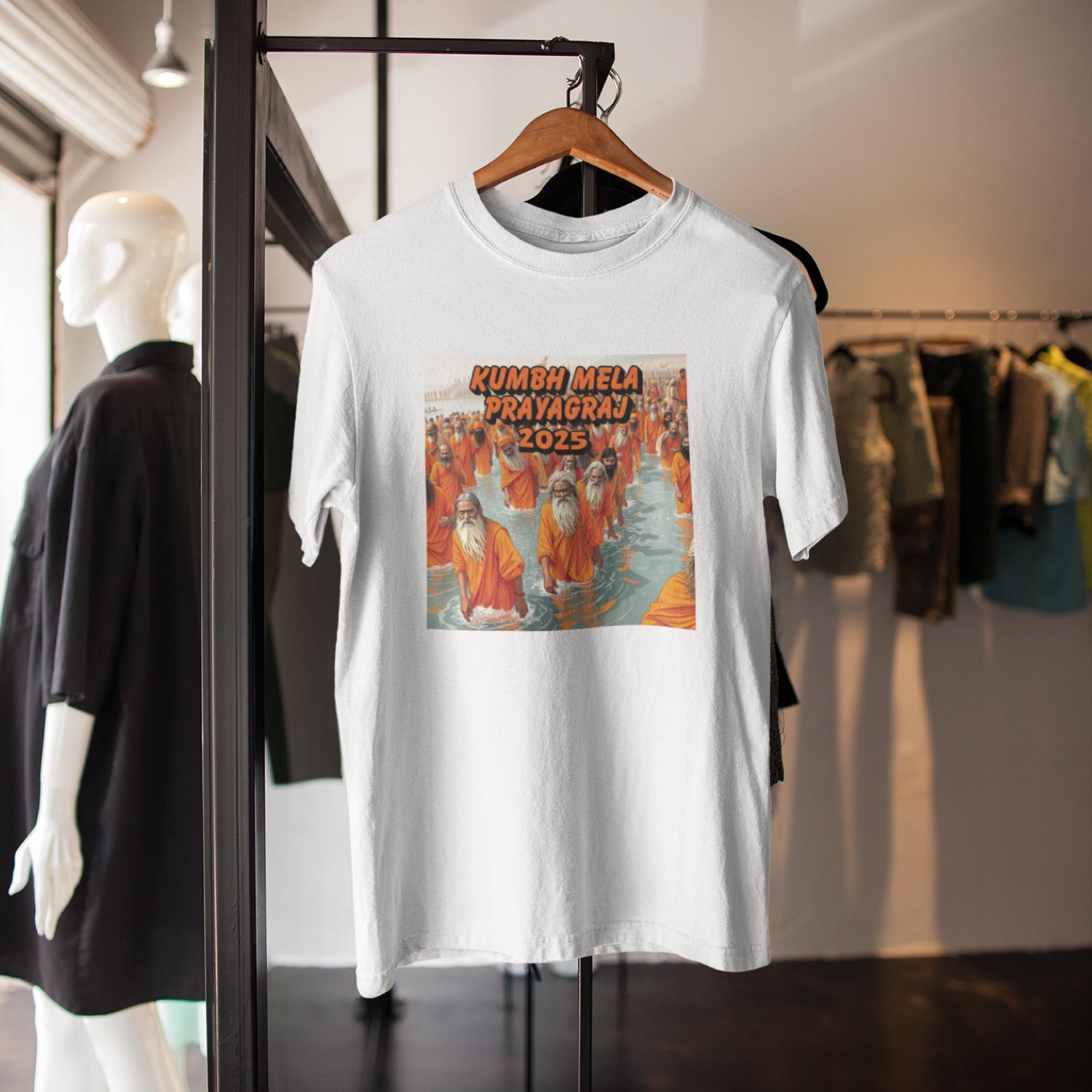 Tantra Kumbh 5 T-Shirt – Unisex Graphic Tee – Premium Cotton Casual Wear – Spiritual & Traditional Design - Shipping Globally!