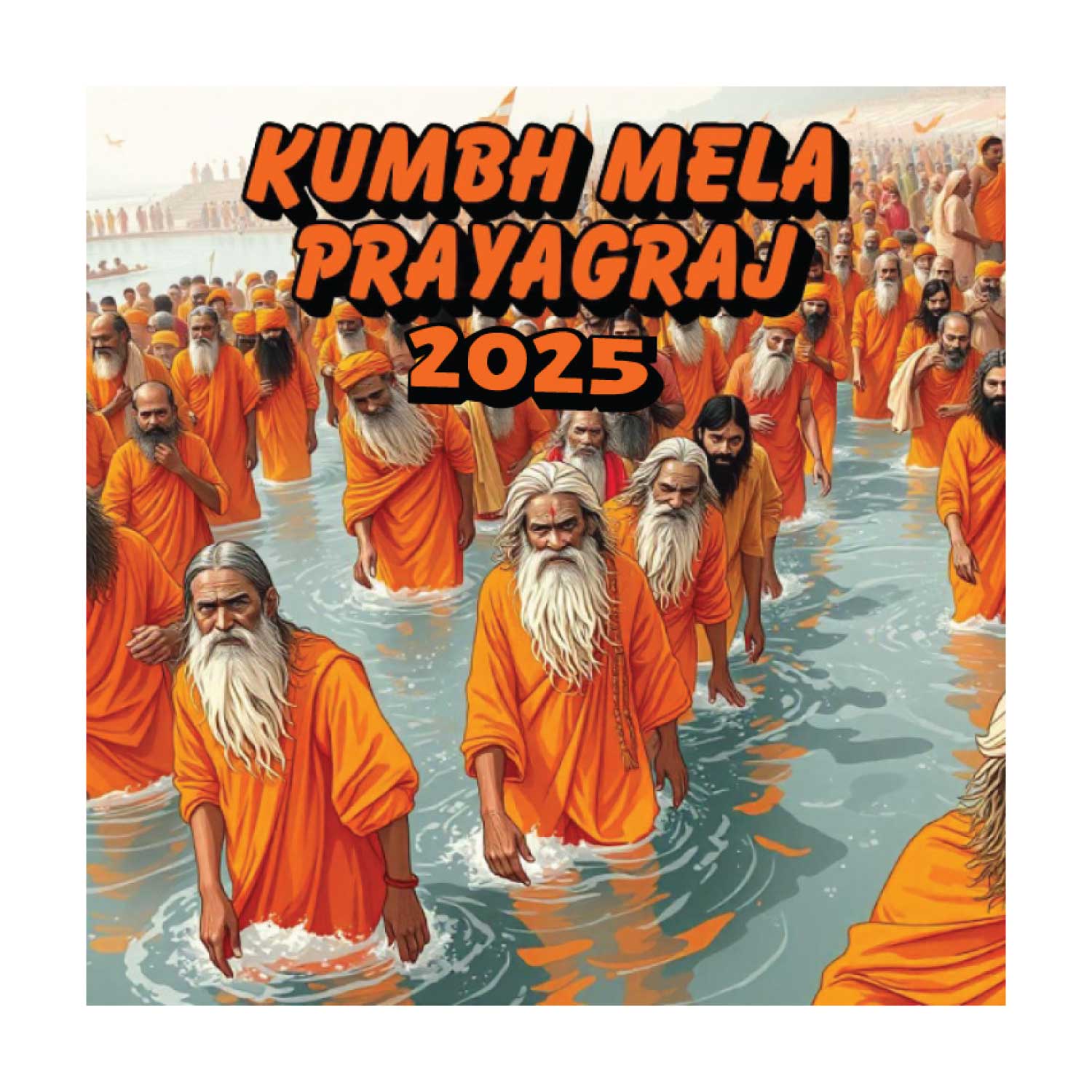 Tantra Kumbh 5 T-Shirt – Unisex Graphic Tee – Premium Cotton Casual Wear – Spiritual & Traditional Design - Shipping Globally!