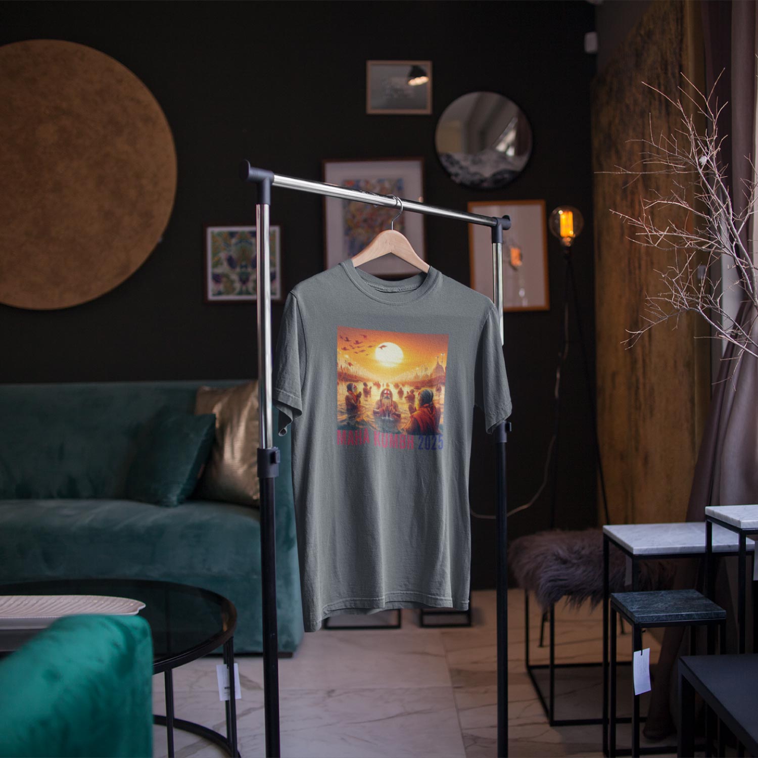 Tantra Kumbh 6 T-Shirt – Unisex Graphic Tee – Premium Cotton Casual Wear – Spiritual & Traditional Design - Shipping Globally!