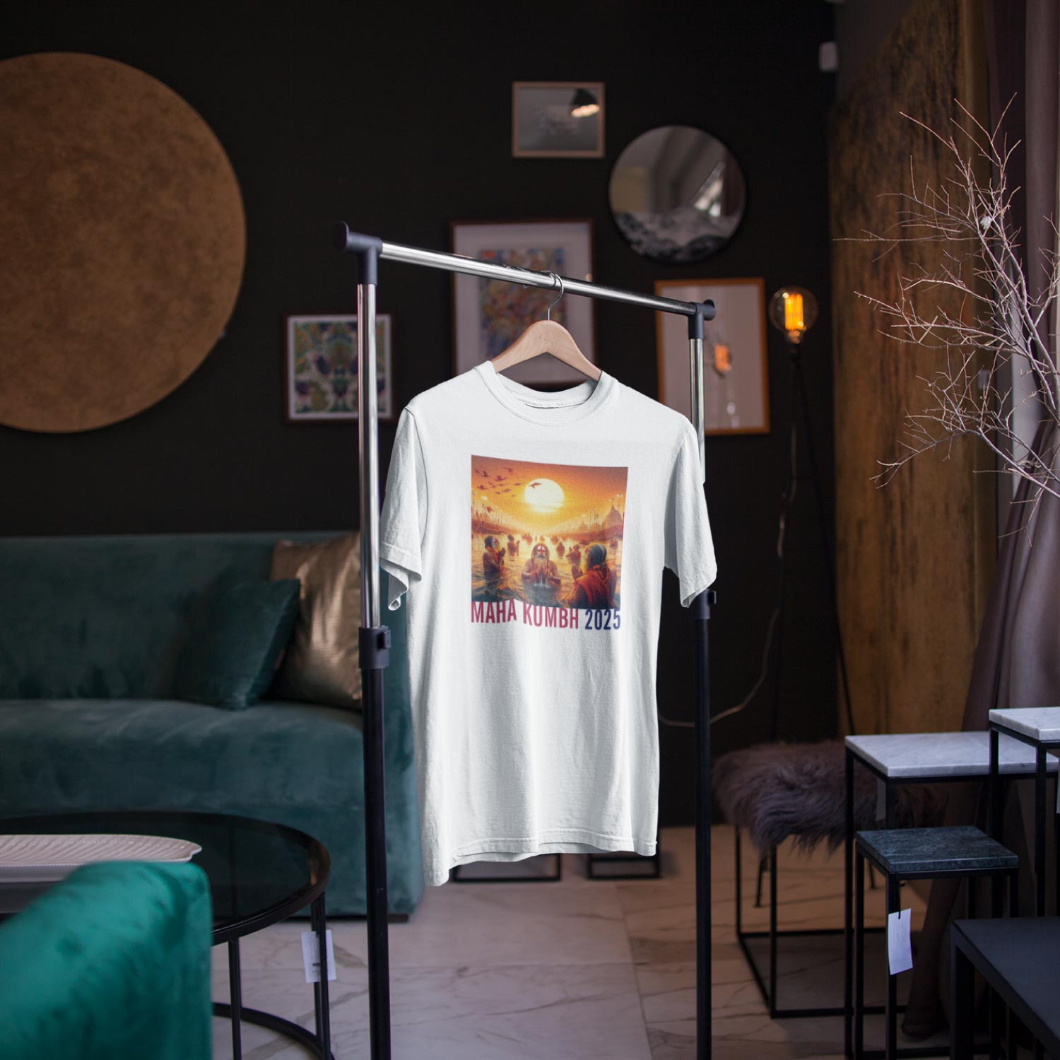 Tantra Kumbh 6 T-Shirt – Unisex Graphic Tee – Premium Cotton Casual Wear – Spiritual & Traditional Design - Shipping Globally!