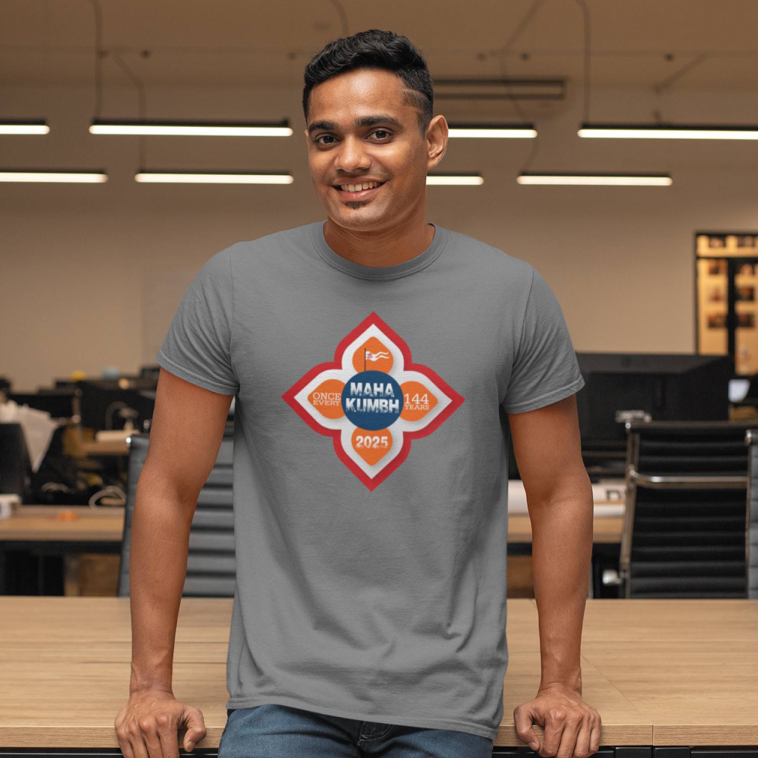 Tantra Kumbh 9 T-Shirt – Unisex Graphic Tee – Premium Cotton Casual Wear – Spiritual & Traditional Design - Shipping Globally!